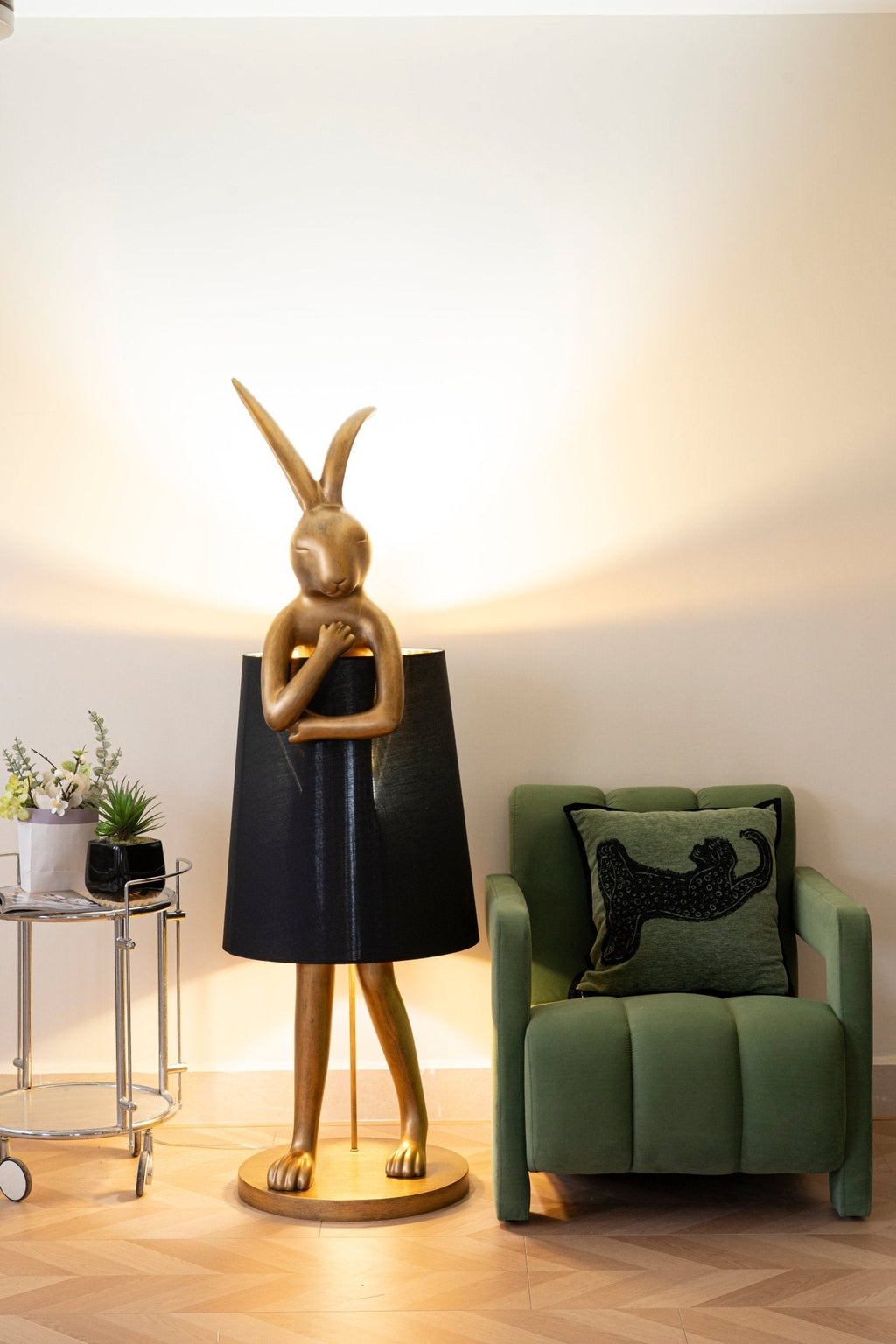 Hare Silhouette Table Light, Bedside Table Lamp, detail 5
