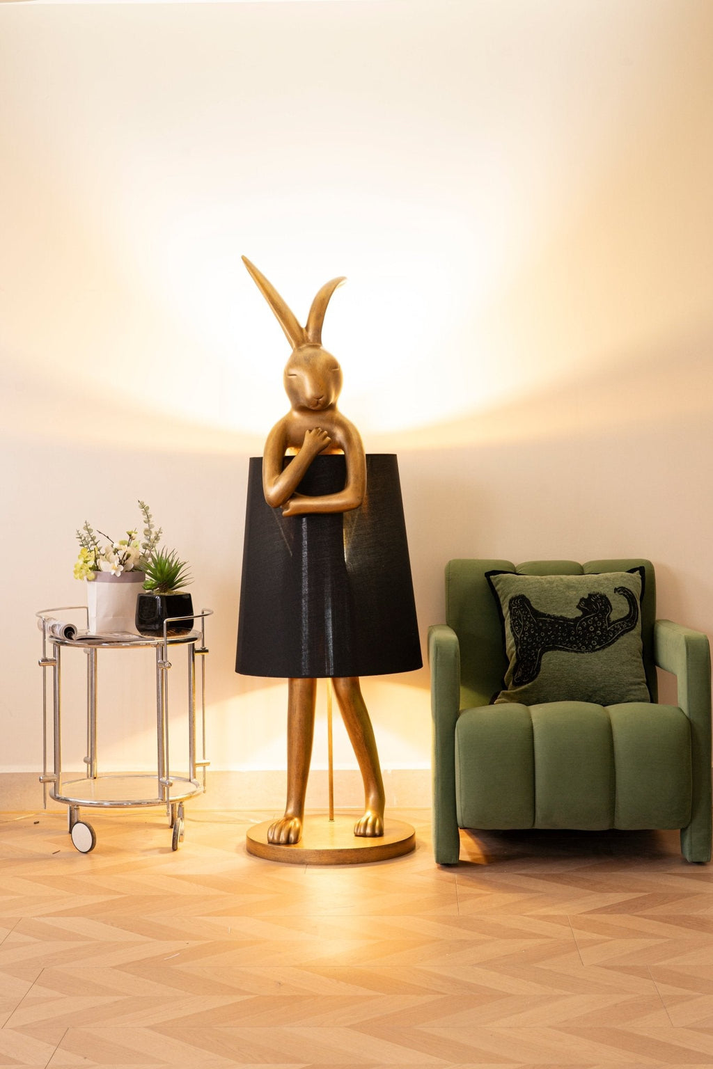 Hare Silhouette Table Light, Bedside Table Lamp, detail 3