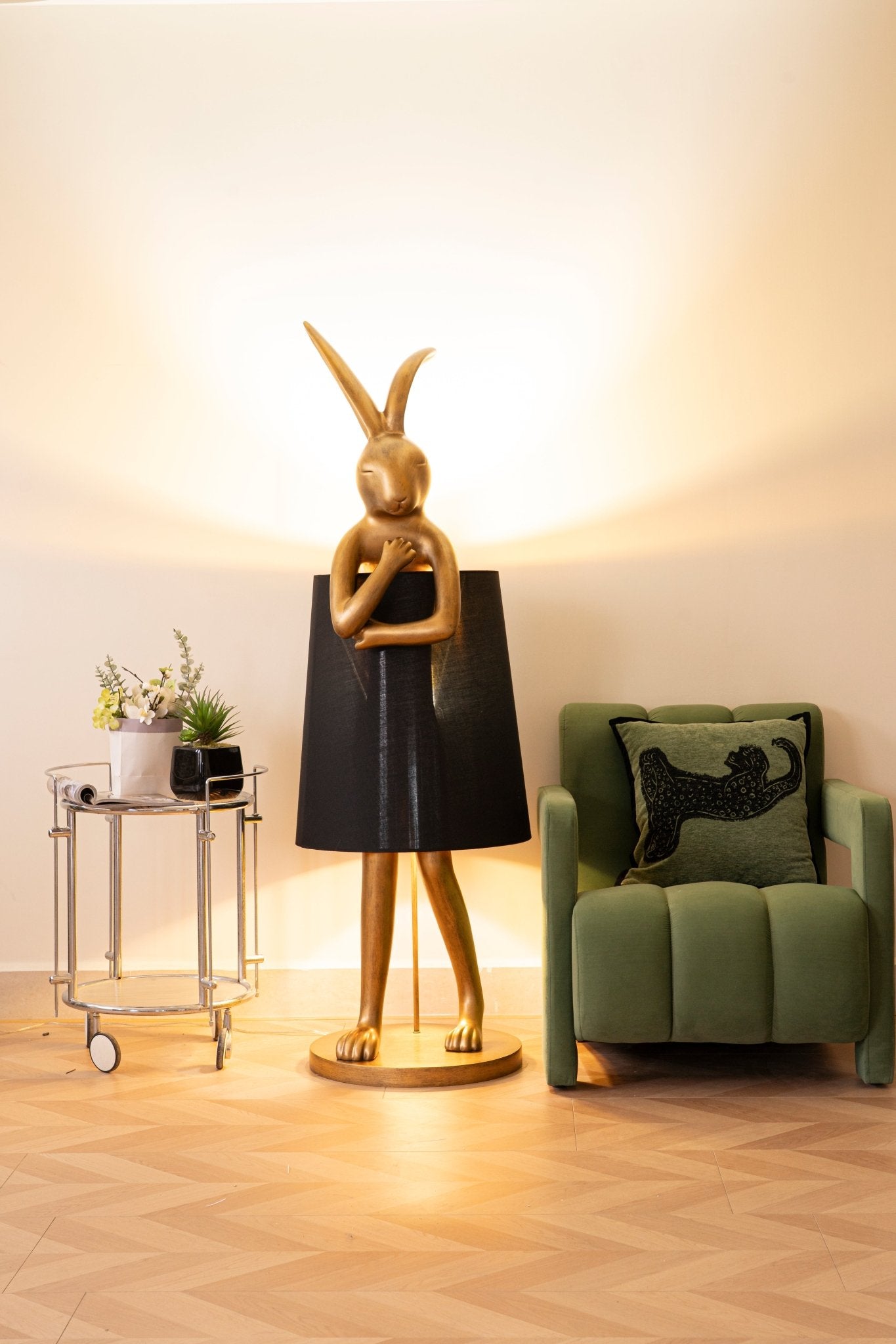 Hare Silhouette Table Light, Bedside Table Lamp, detail 3