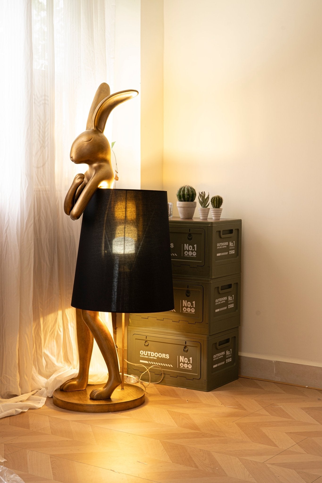 Hare Silhouette Table Light, Bedside Table Lamp, detail 14