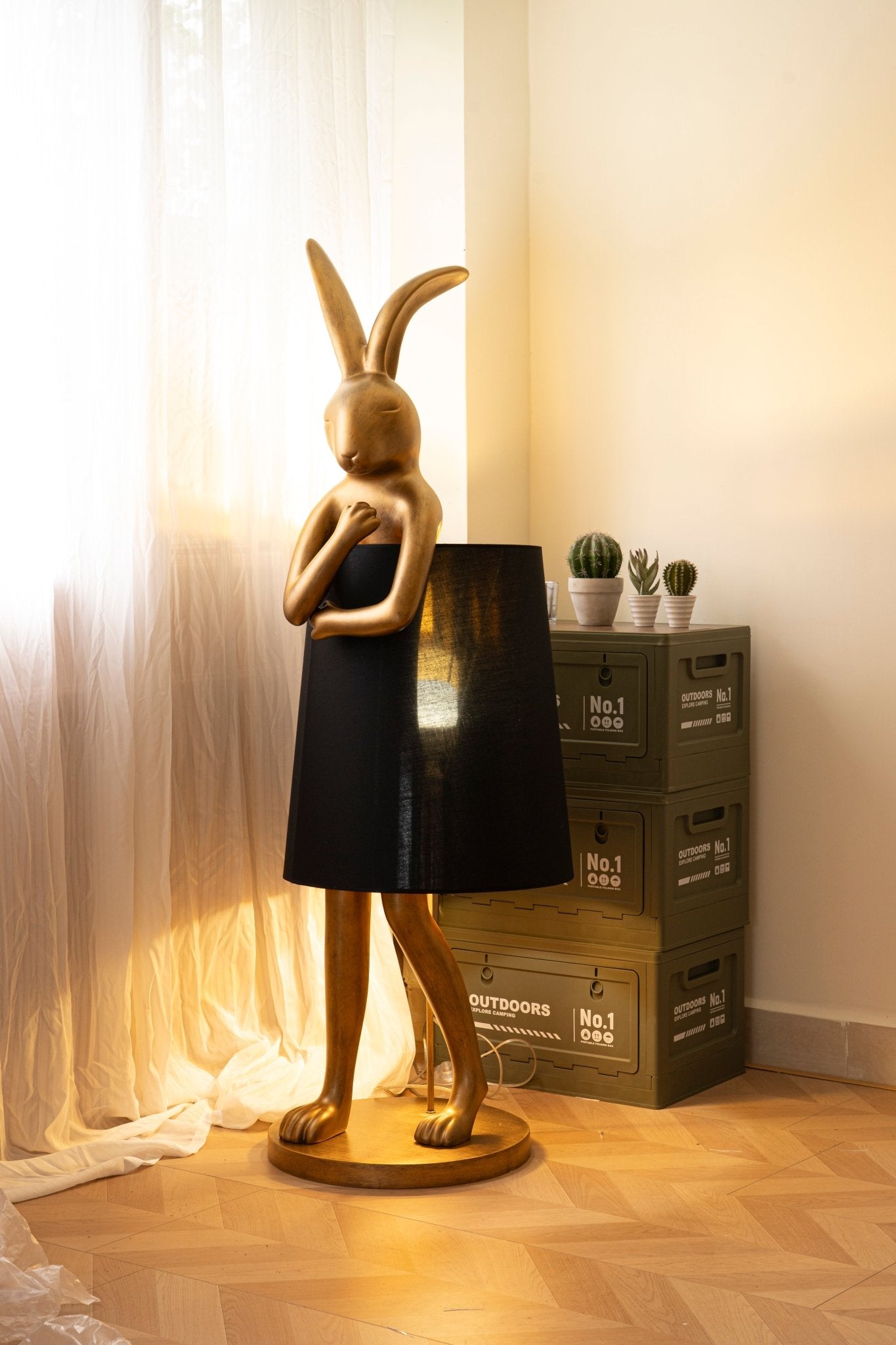 Hare Silhouette Table Light, Bedside Table Lamp, detail 6