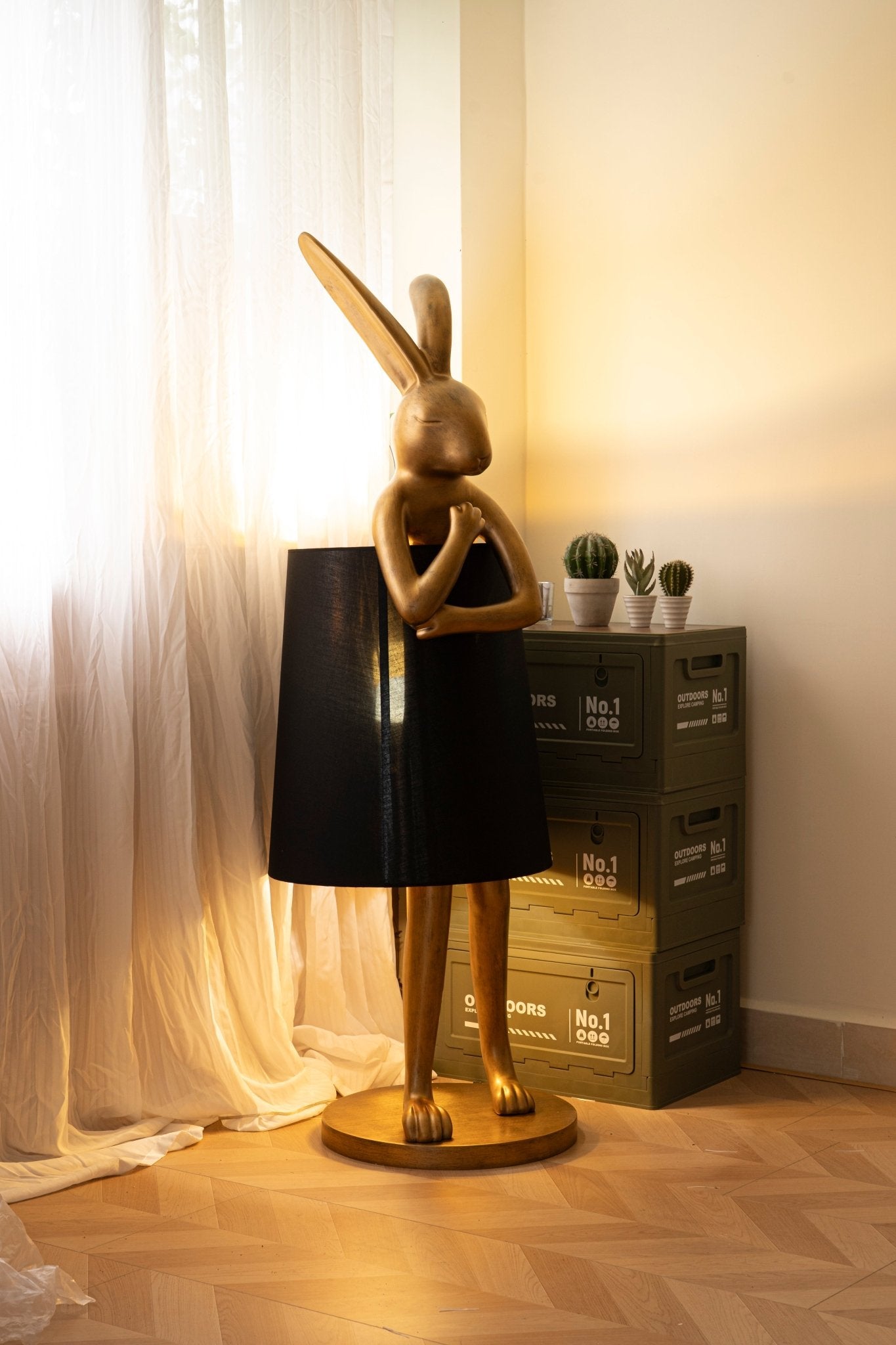Hare Silhouette Table Light, Bedside Table Lamp, detail 7