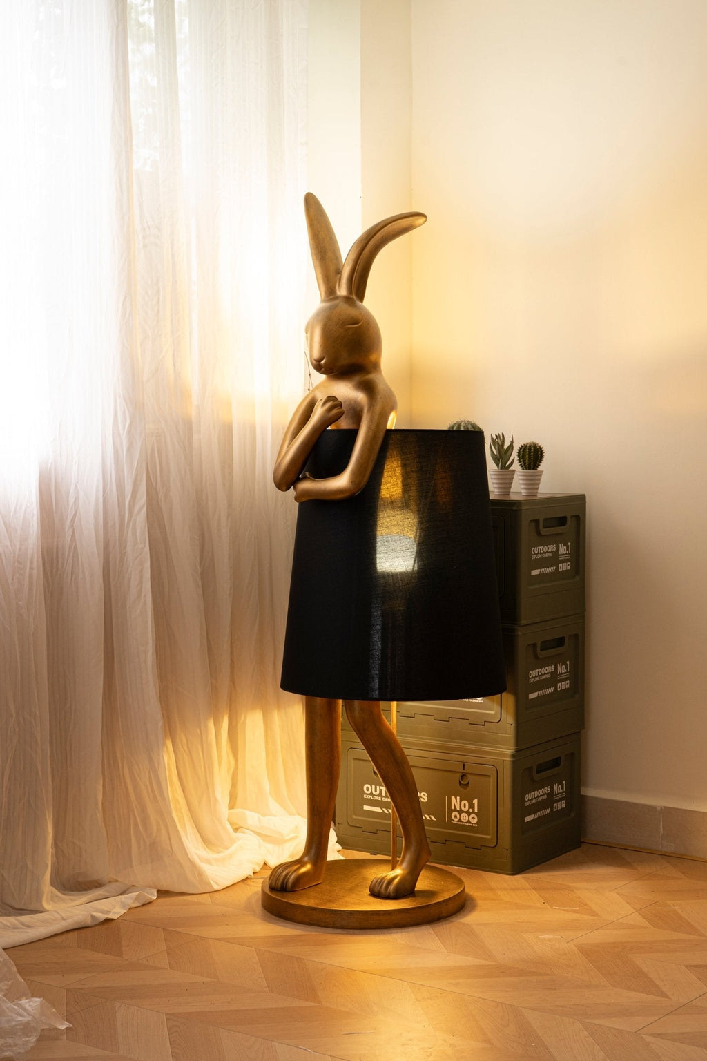 Hare Silhouette Table Light, Bedside Table Lamp, detail 8