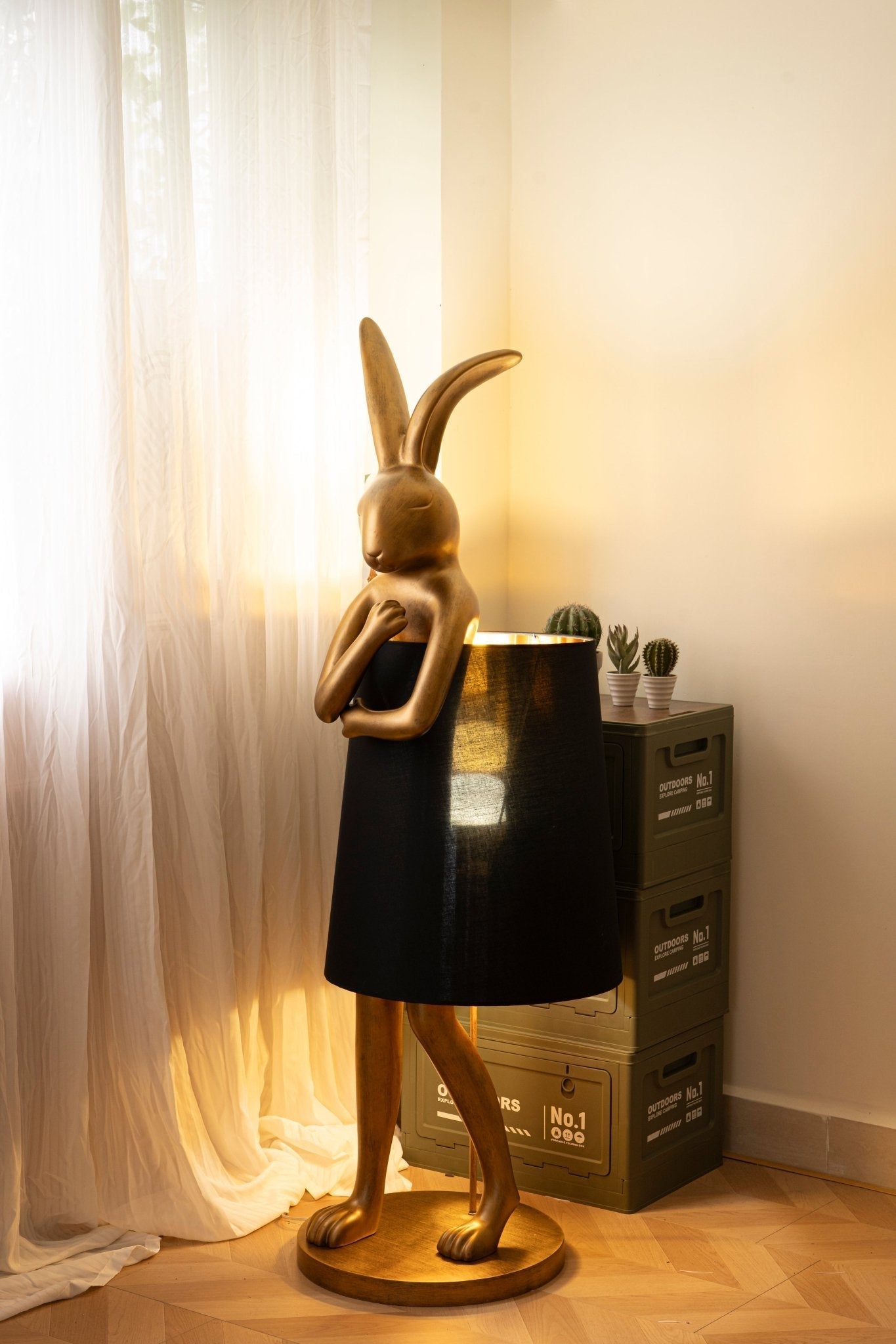 Hare Silhouette Table Light, Bedside Table Lamp, detail 4