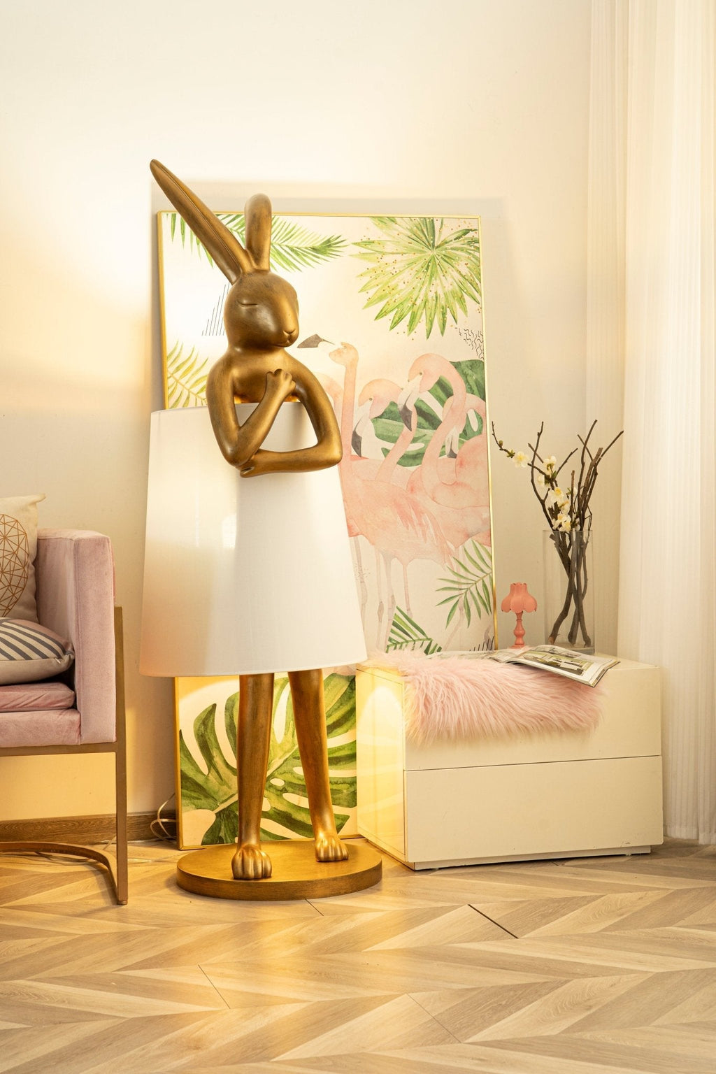 Hare Silhouette Table Light, Bedside Table Lamp, detail 22