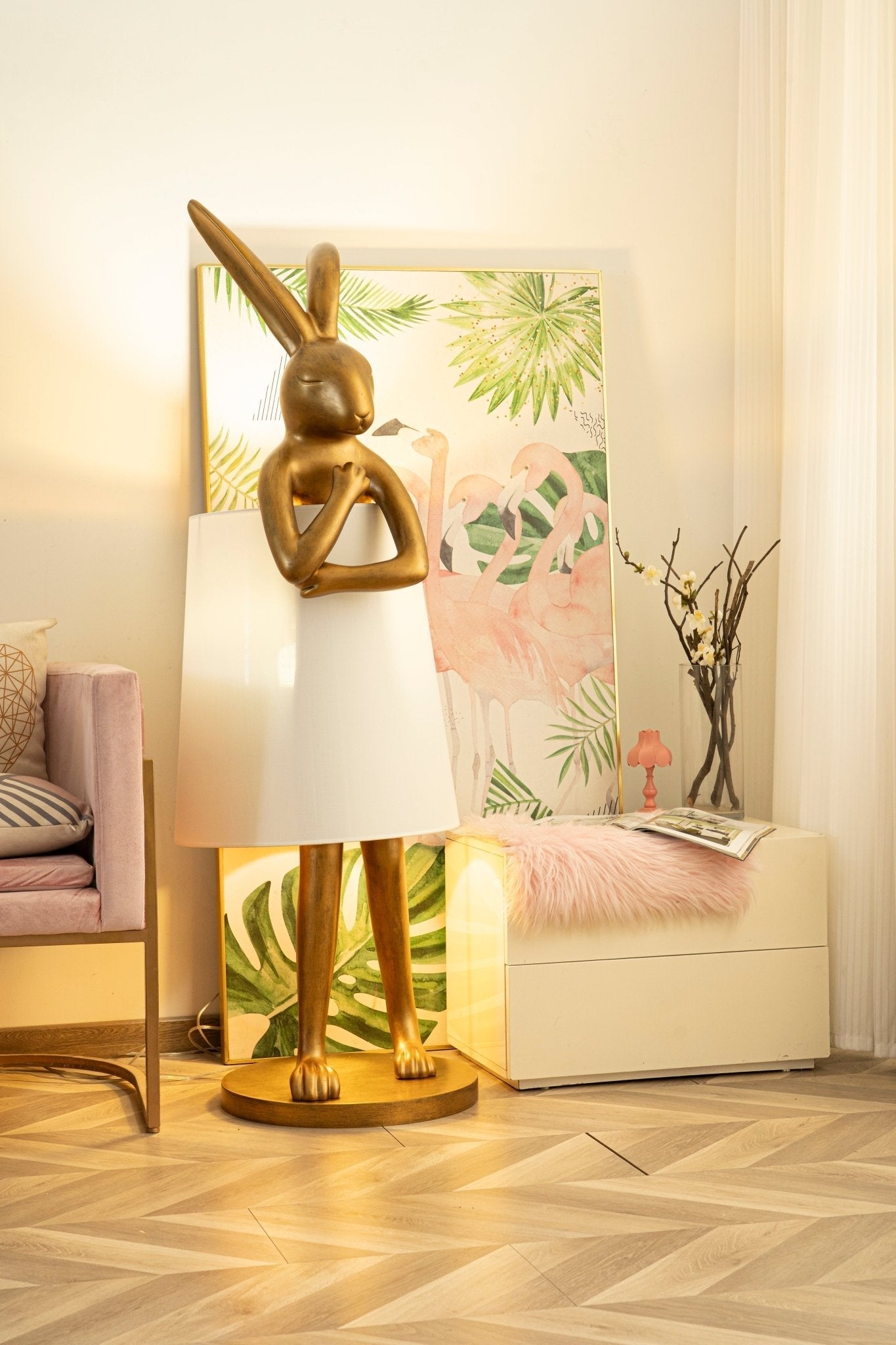 Hare Silhouette Table Light, Bedside Table Lamp, detail 22