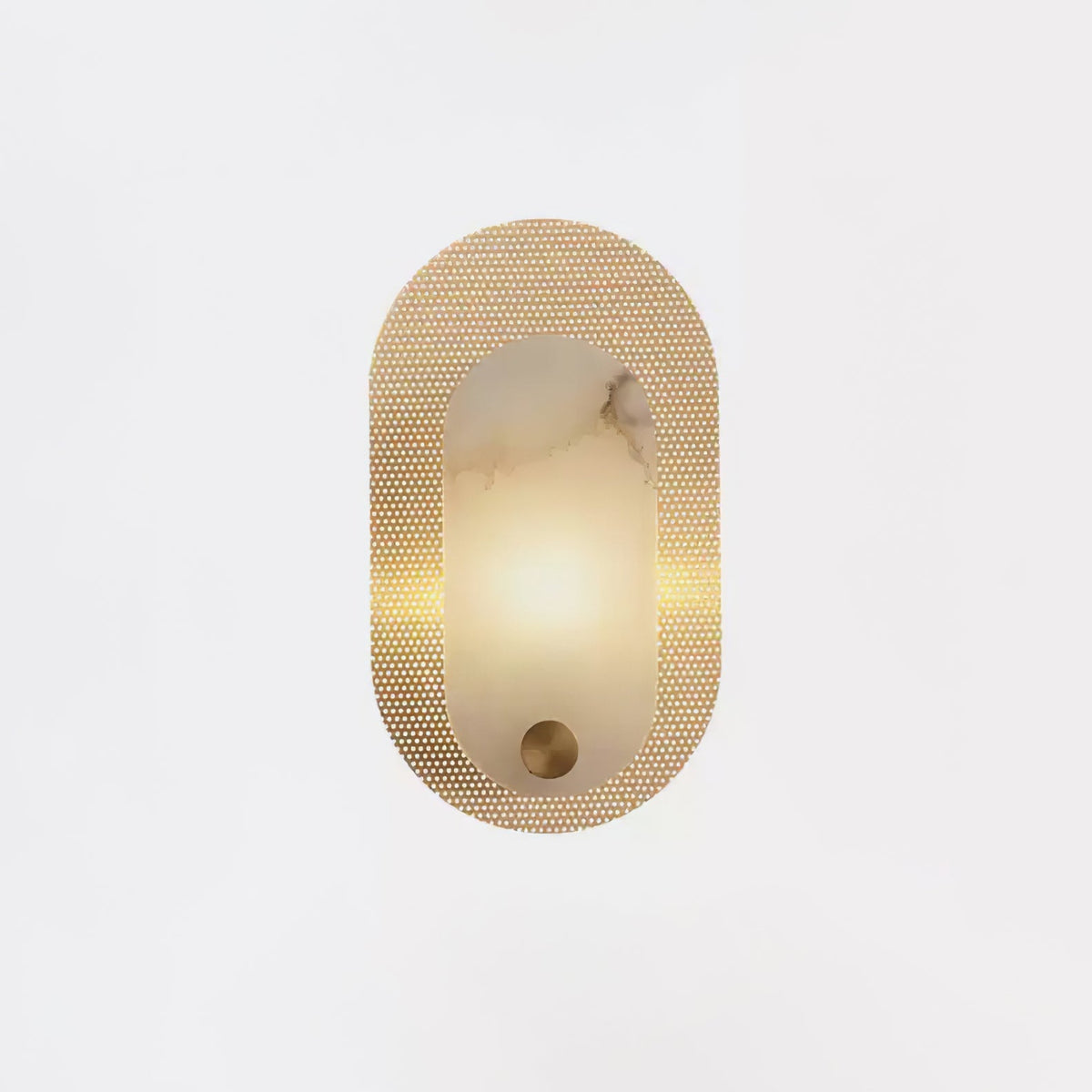 Harlan Alabaster Wall Light, Hardwired Wall Sconce, detail 11
