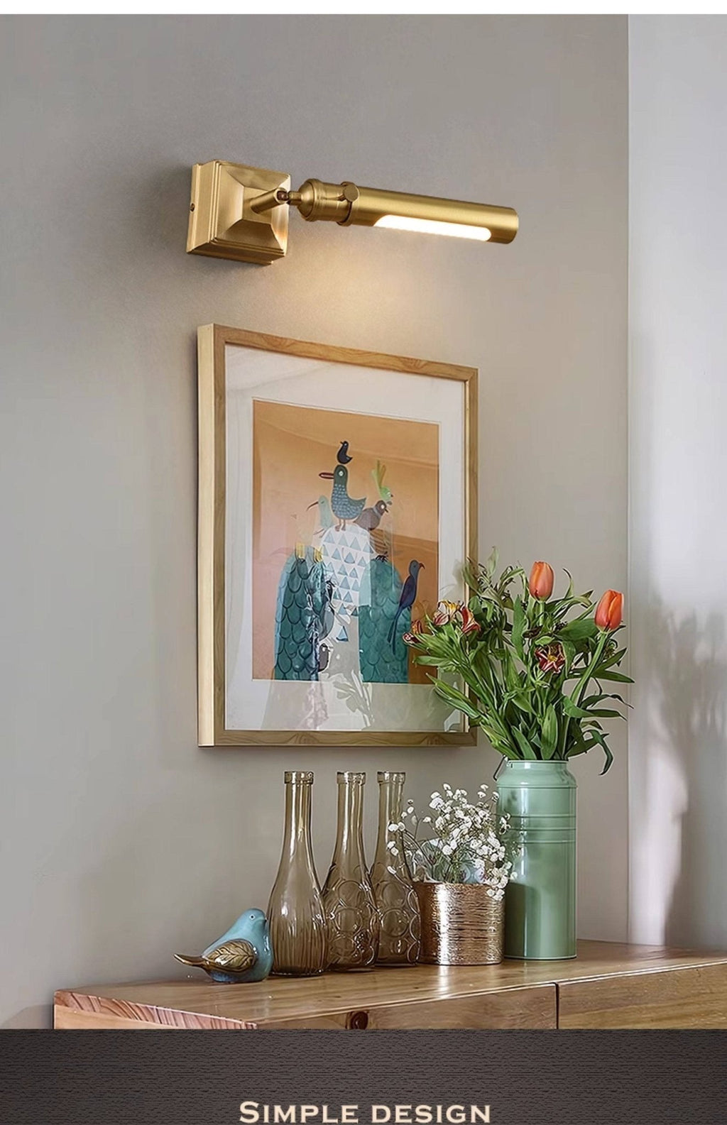 Harlow Wall Light, Hardwired Wall Sconce, detail 4