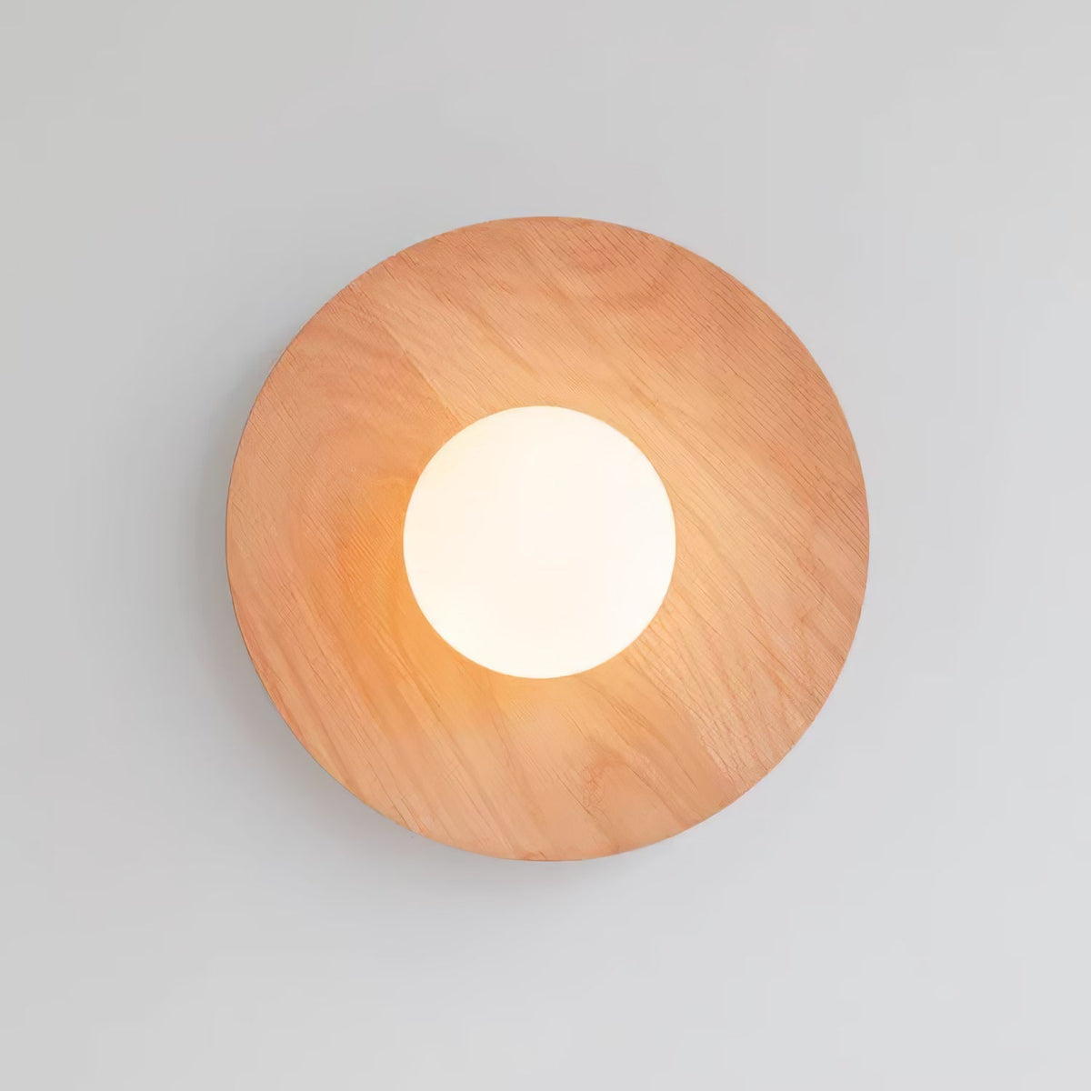 Harmonia Wooden Wall Light, Hardwired Wall Sconce, detail 7