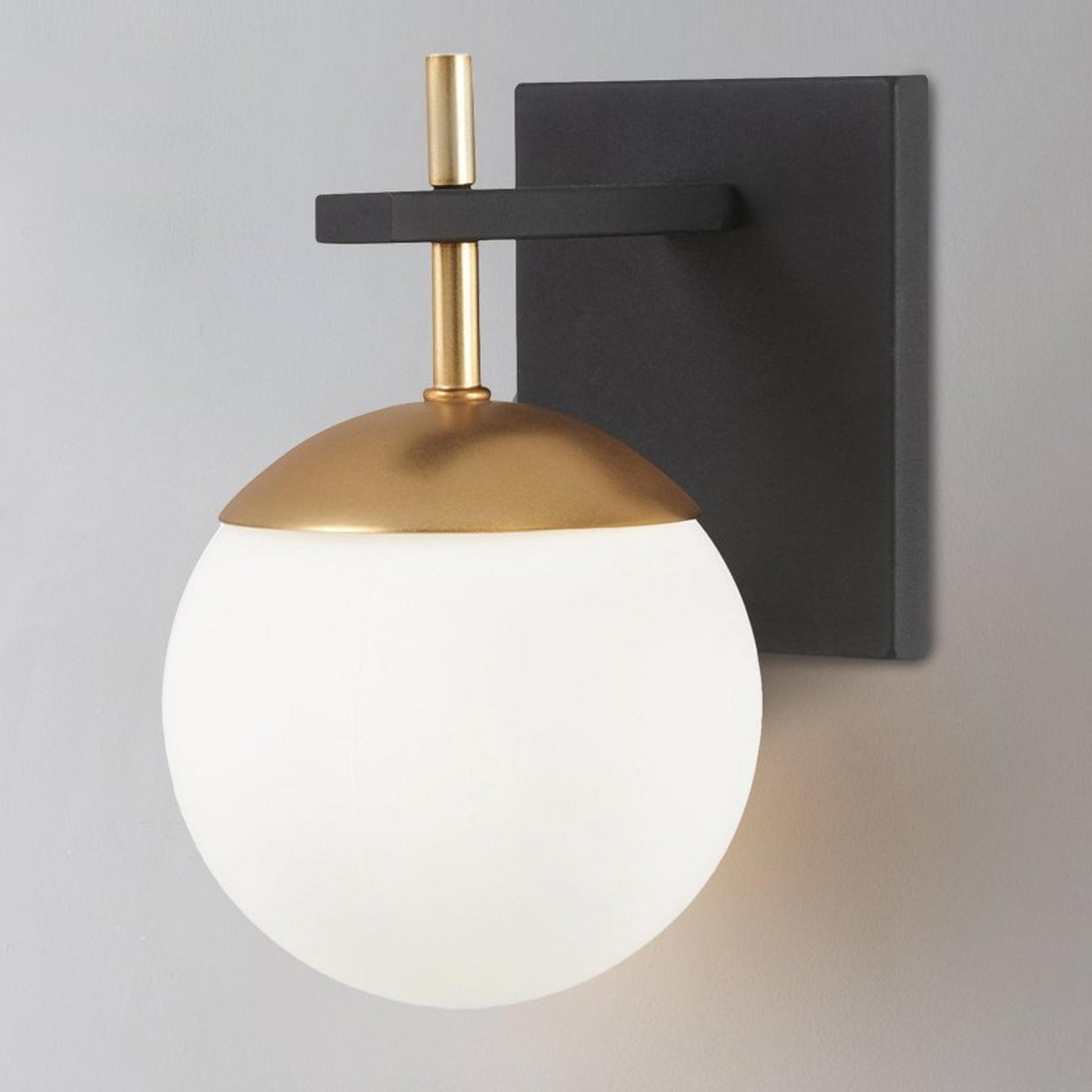 Harmony Globe Wall Light, Hardwired Wall Sconce, detail 3