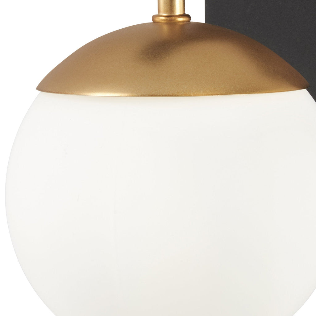 Harmony Globe Wall Light, Hardwired Wall Sconce, detail 6