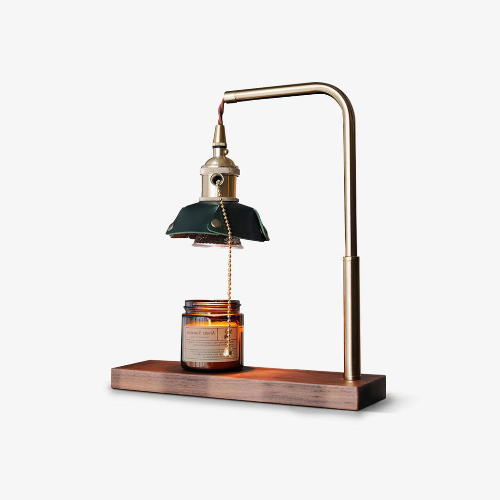 Harnik Retro Table Light, Bedside Table Lamp, Wooden, L 25 cm x W 18cm x H 32cm