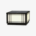 Harrison Solar Cube Garden Light Exterior Lamp, Outdoor Wall Light, Stainless steel, L 20cm x W 20cm x H 18cm