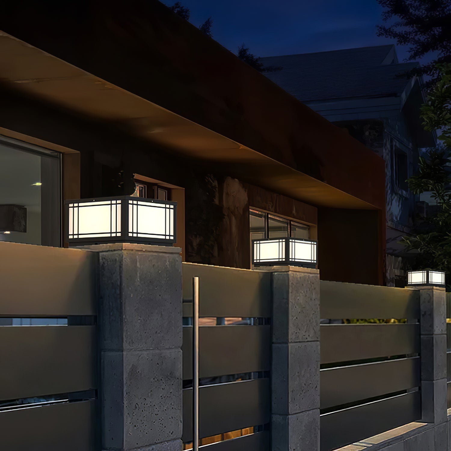 Harrison Solar Cube Garden Light Exterior Lamp, Outdoor Wall Light, detail 14