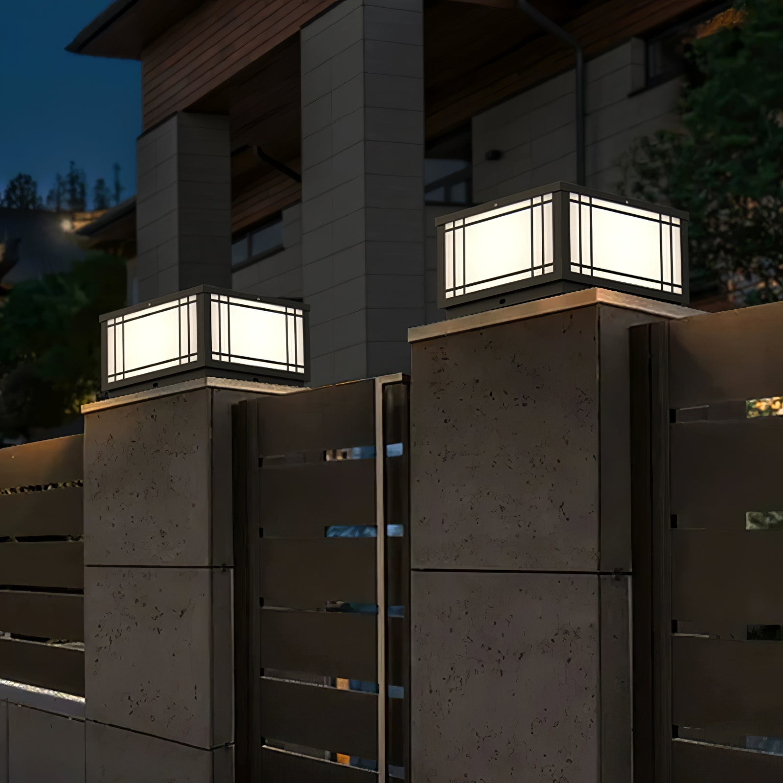 Harrison Solar Cube Garden Light Exterior Lamp, Outdoor Wall Light, detail 5