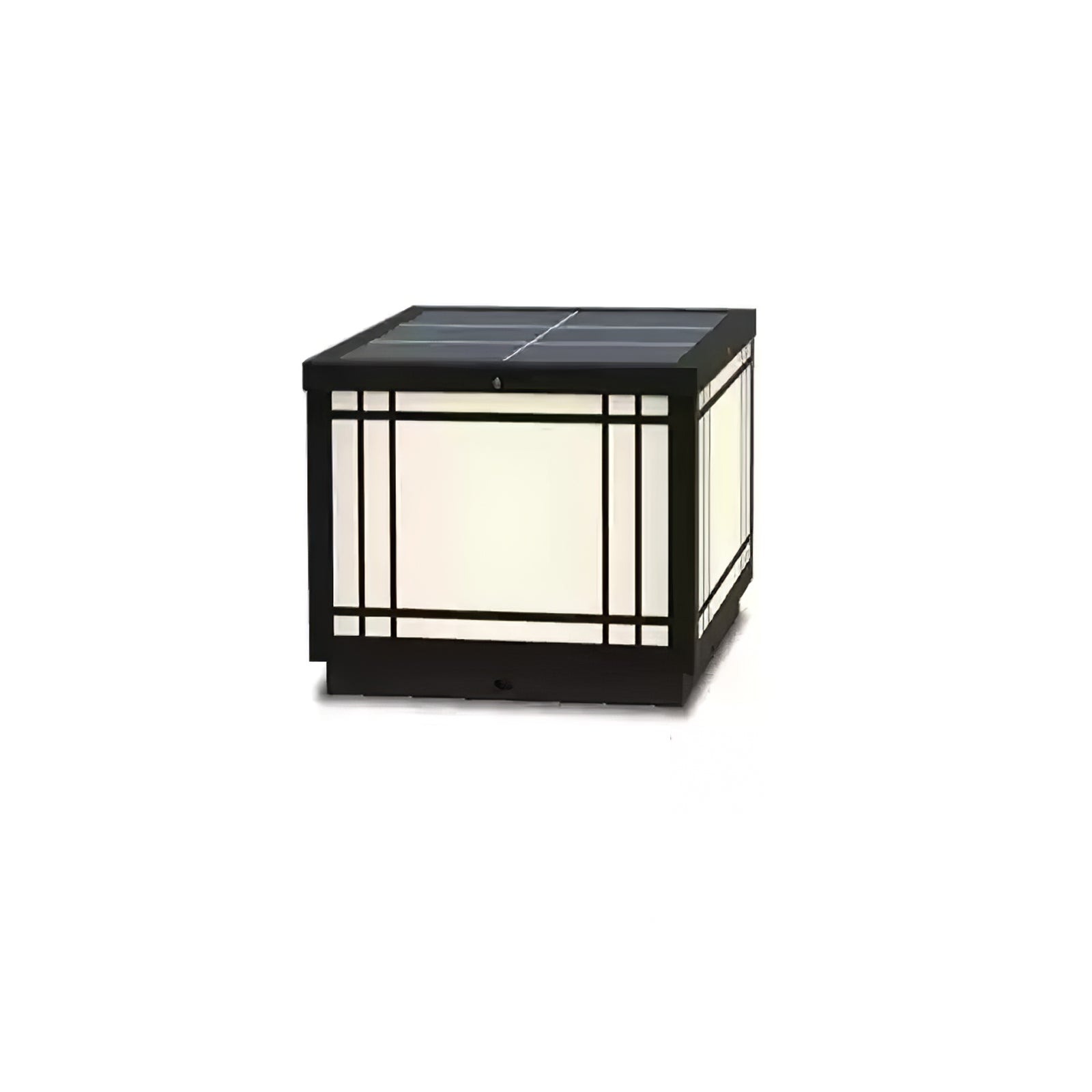 Harrison Solar Cube Garden Light Exterior Lamp, Outdoor Wall Light, detail 26
