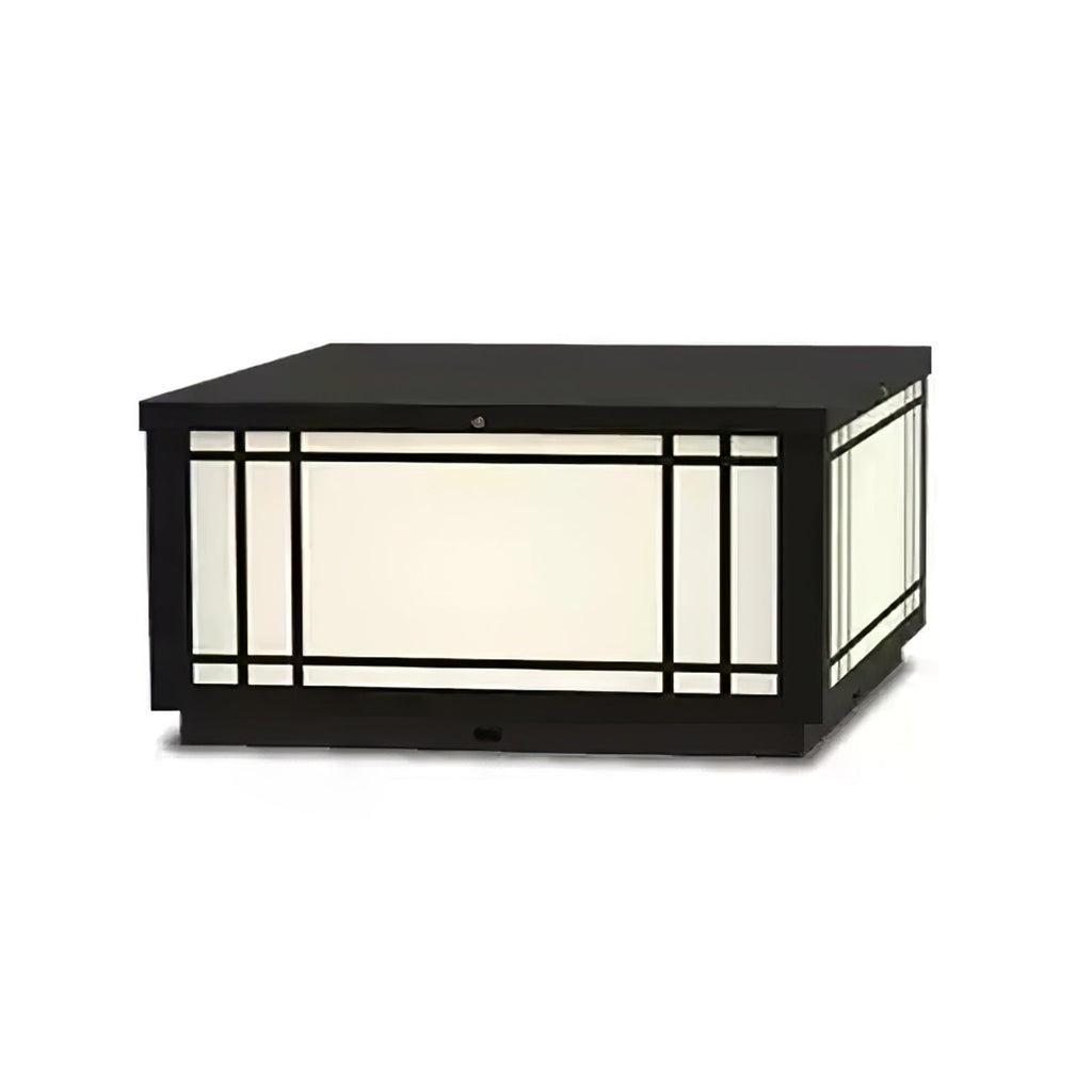 Harrison Solar Cube Garden Light Exterior Lamp, Outdoor Wall Light, detail 24