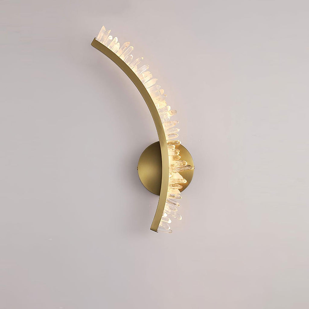 Hayes Wall Light, Bedroom Wall Sconce, Stainless steel, Depth from wall Size: 5cm