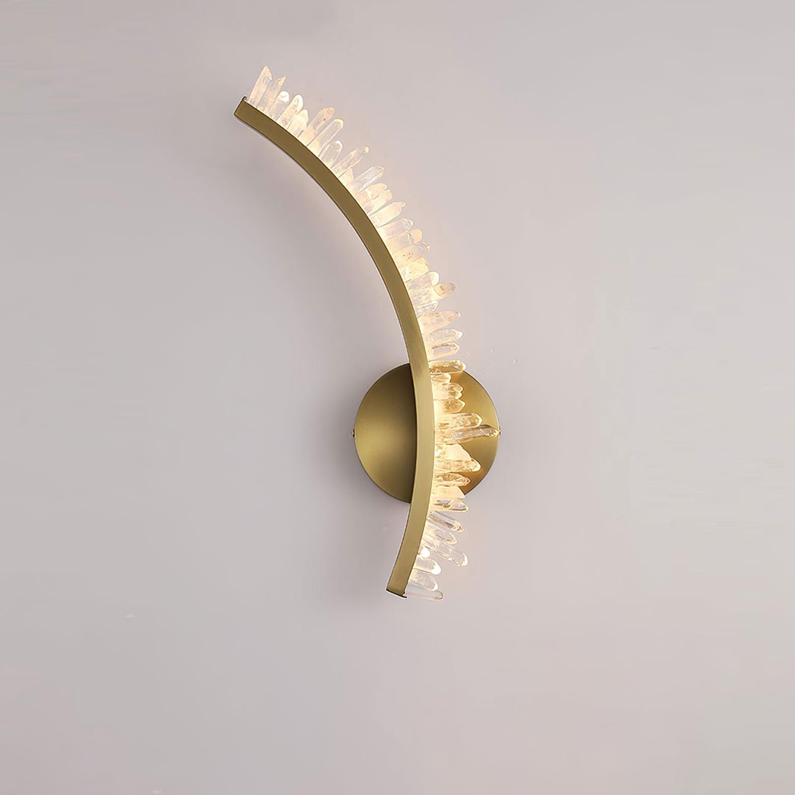 Hayes Wall Light, Bedroom Wall Sconce, Stainless steel, Depth from wall Size: 5cm