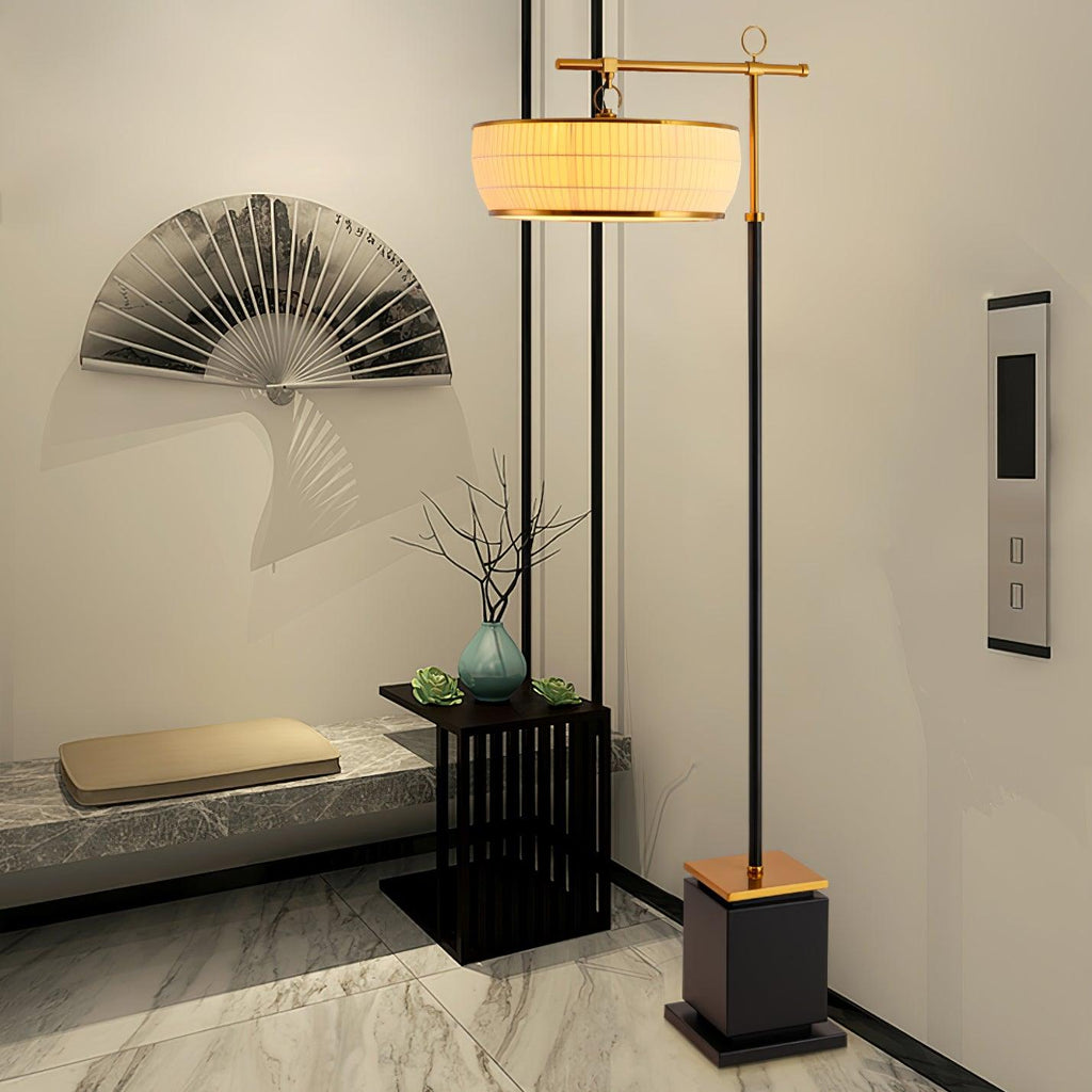 Hejun Fabric Floor Light, Floor Lamp, detail 4