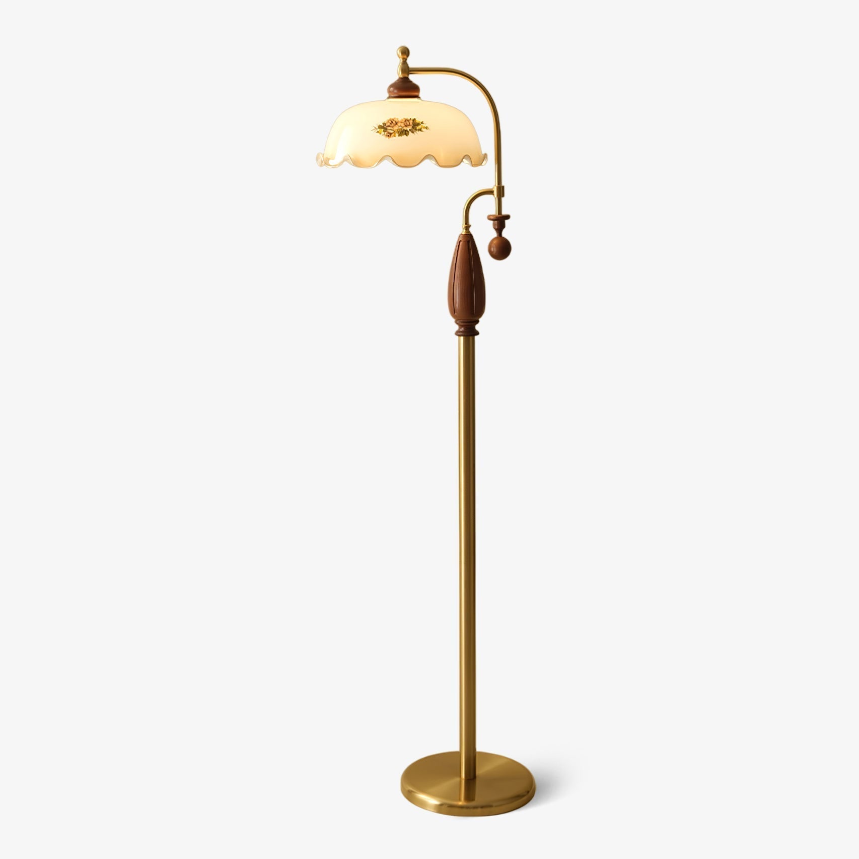 Heritage Bloom Floor Light, Floor Lamp, Metal, Dia 40cm x H 162cm