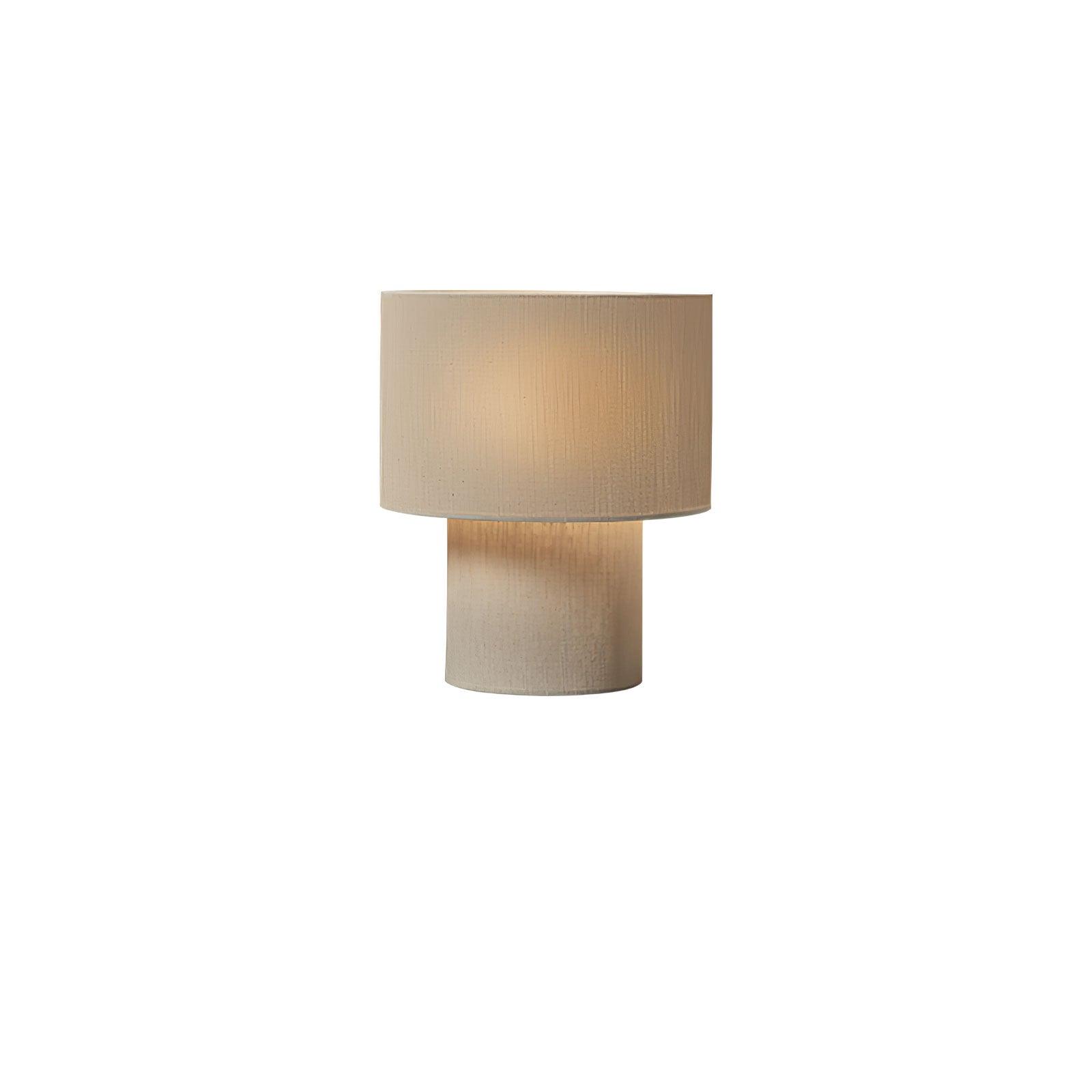 Heron Glowing Table Light, Bedside Table Lamp, Fabric, Dia 32cm x H 38cm