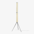 Hexagonal Glass Floor Light, Floor Lamp, Metal, Dia 80 cm x H 220cm