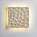 Hive Hexagonal Texture Wall Light, Hardwired Wall Sconce, Metal, Dia 25cm x H 25cm