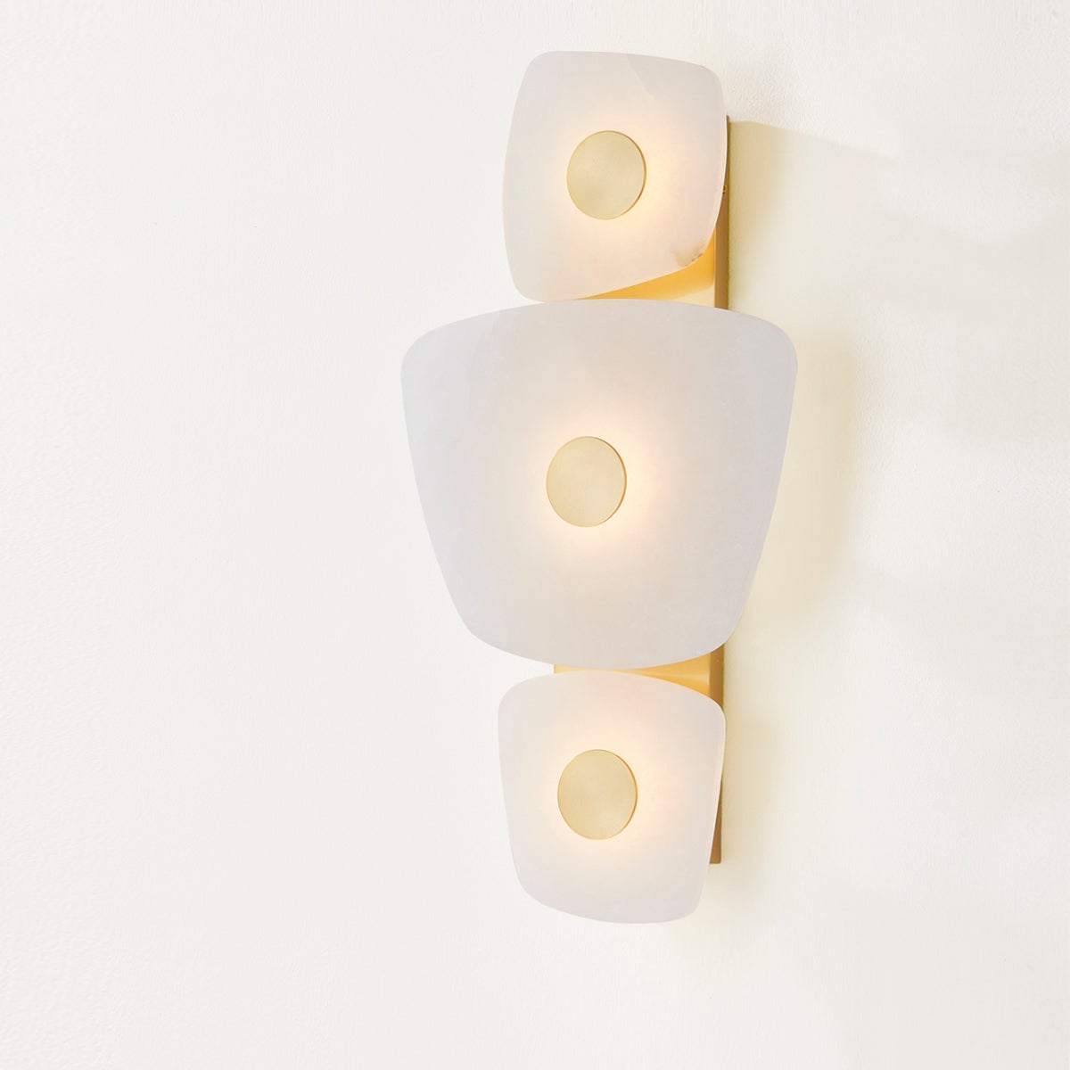 Holmdel Alabaster Wall Light, Hardwired Wall Sconce, detail 20