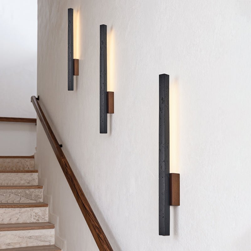Horizon Pillar Wall Light, Hardwired Wall Sconce, detail 4