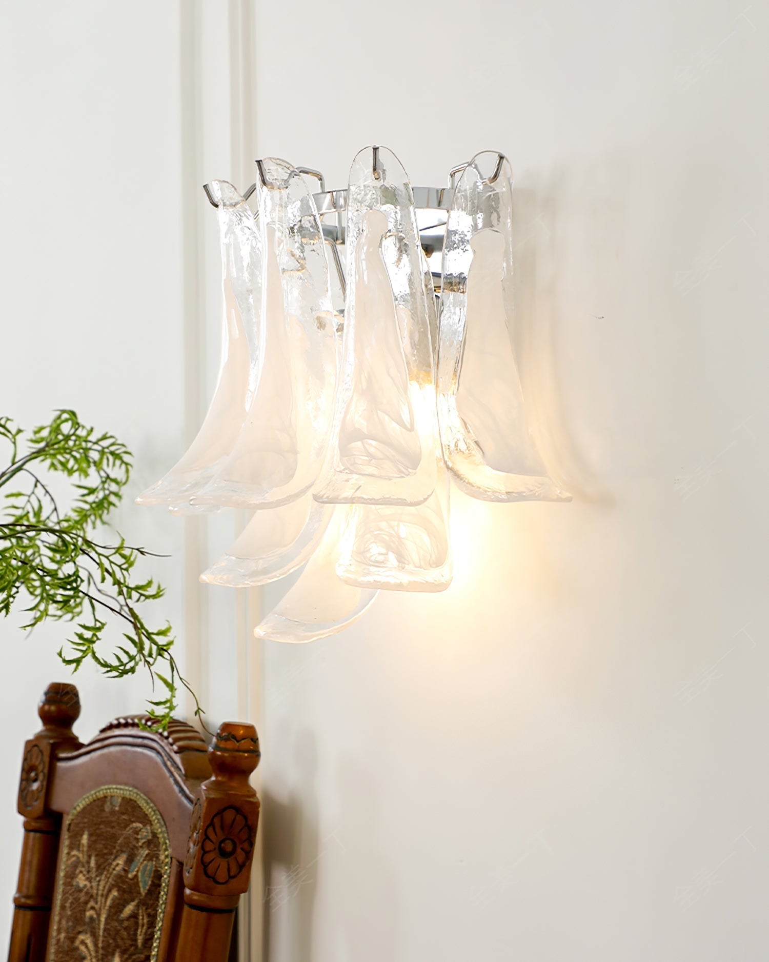Horseshoe Wall Light, Hardwired Wall Sconce, detail 4
