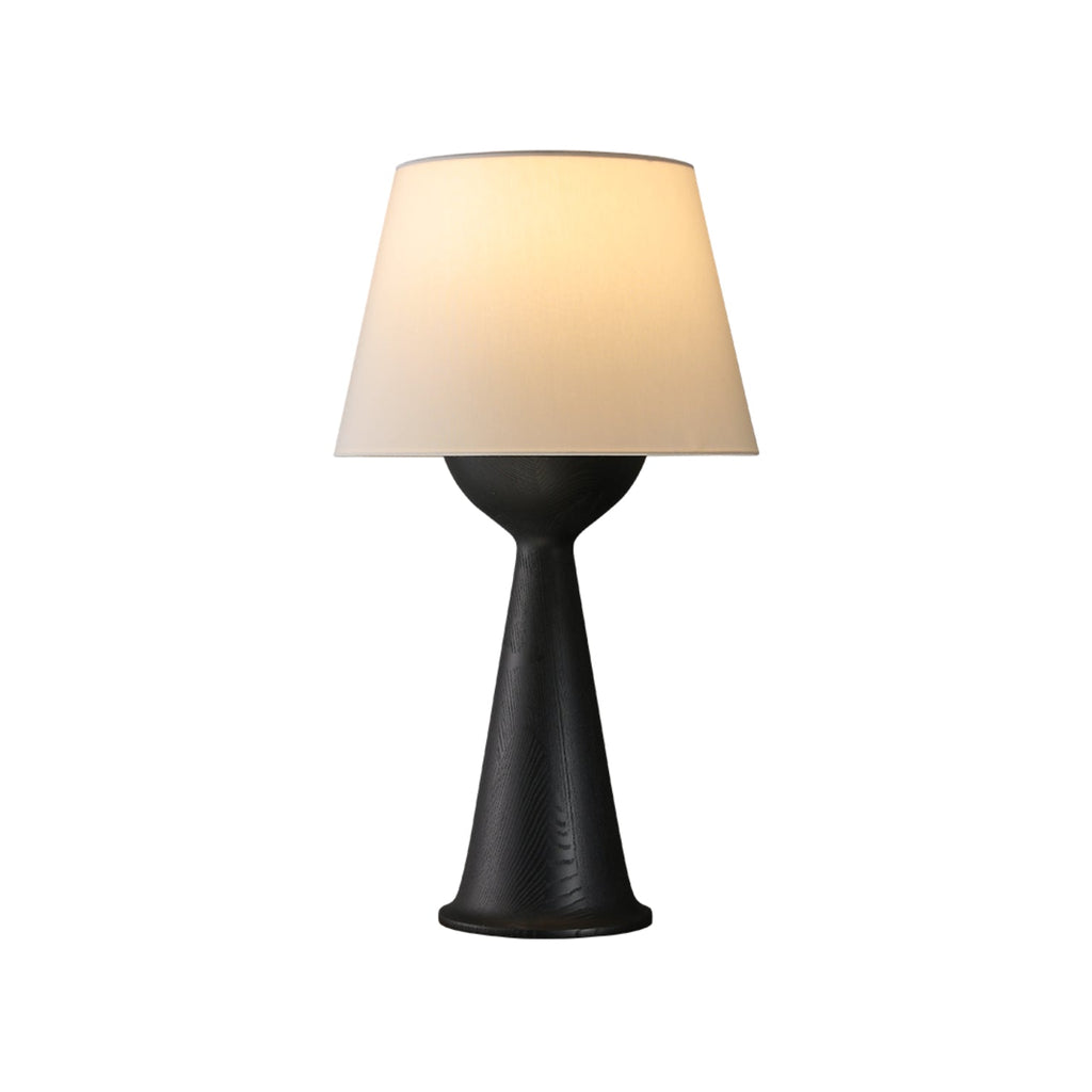 Hourglass Wood Table Light, Bedside Table Lamp, detail 26