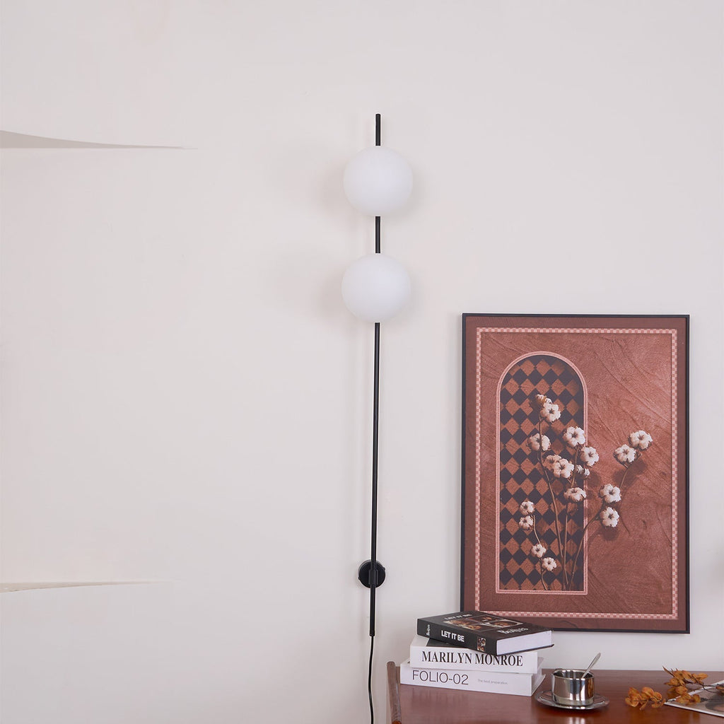 Houseof Plug-In Wall Light - Dia 15cm x H 115cm Metal, Plug-In Wall Sconce, detail 53