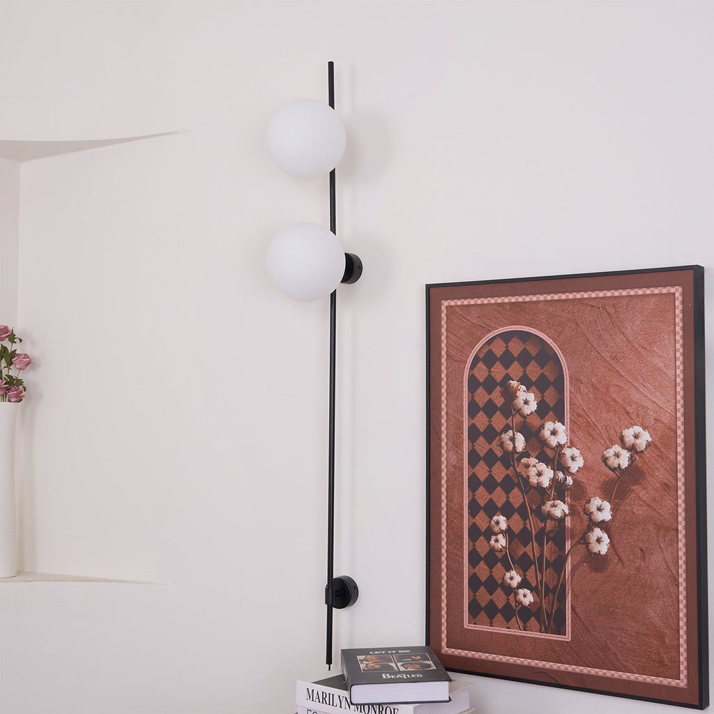 Houseof Plug-In Wall Light - Dia 15cm x H 115cm Metal, Plug-In Wall Sconce, detail 52