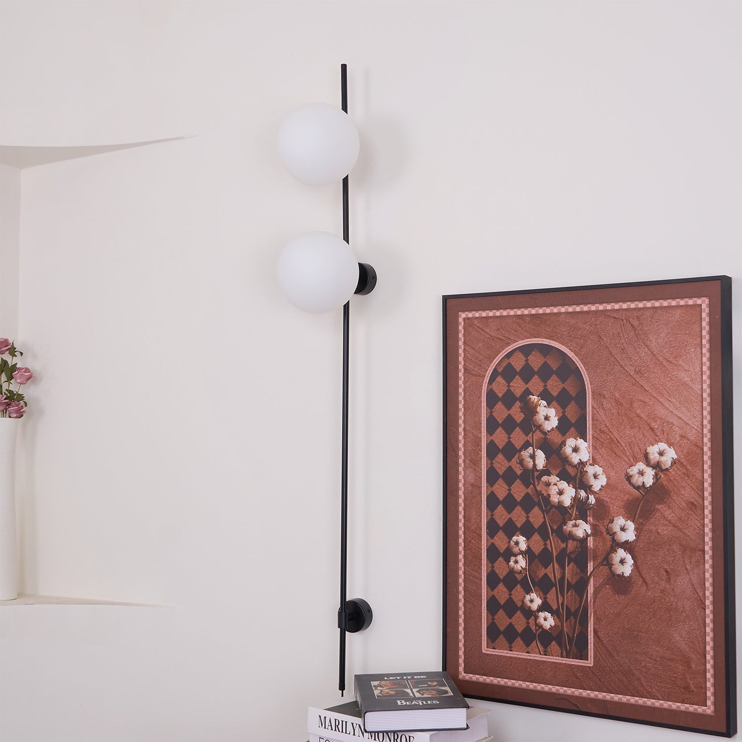 Houseof Plug-In Wall Light - Dia 15cm x H 115cm Metal, Plug-In Wall Sconce, detail 52