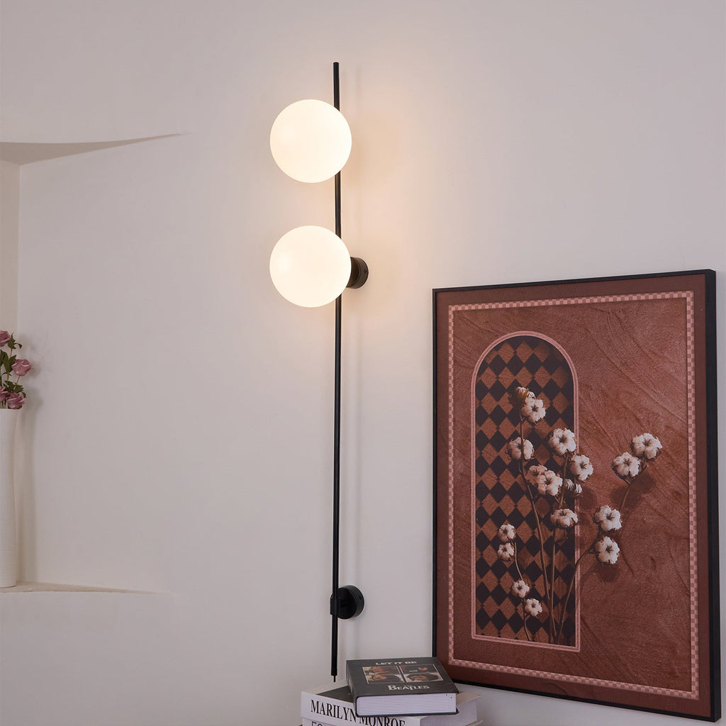 Houseof Plug-In Wall Light - Dia 15cm x H 115cm Metal, Plug-In Wall Sconce, detail 51
