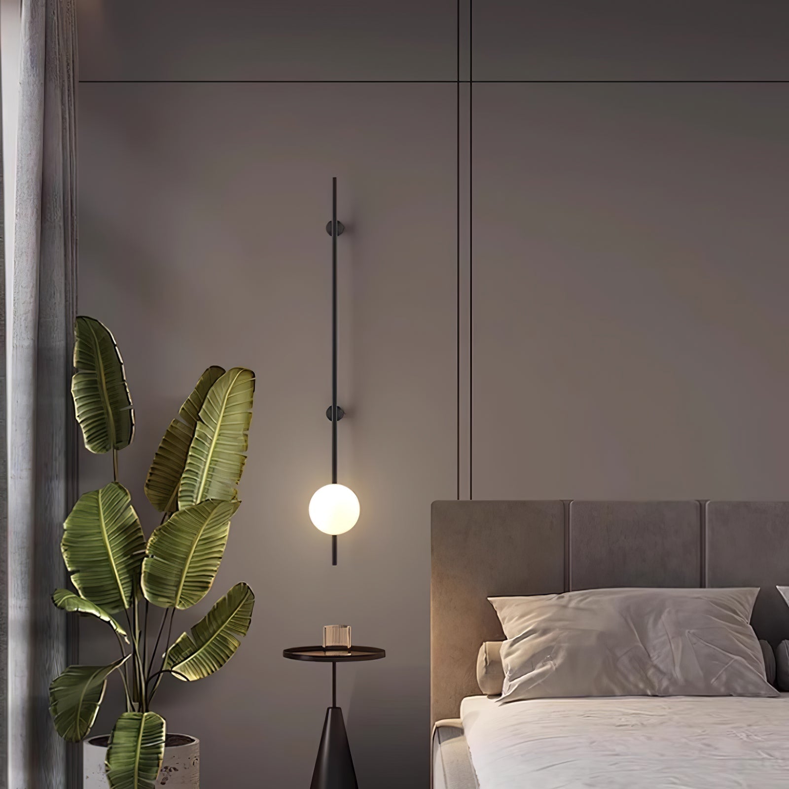 Houseof Plug-In Wall Light - Dia 15cm x H 115cm Metal, Plug-In Wall Sconce, detail 8