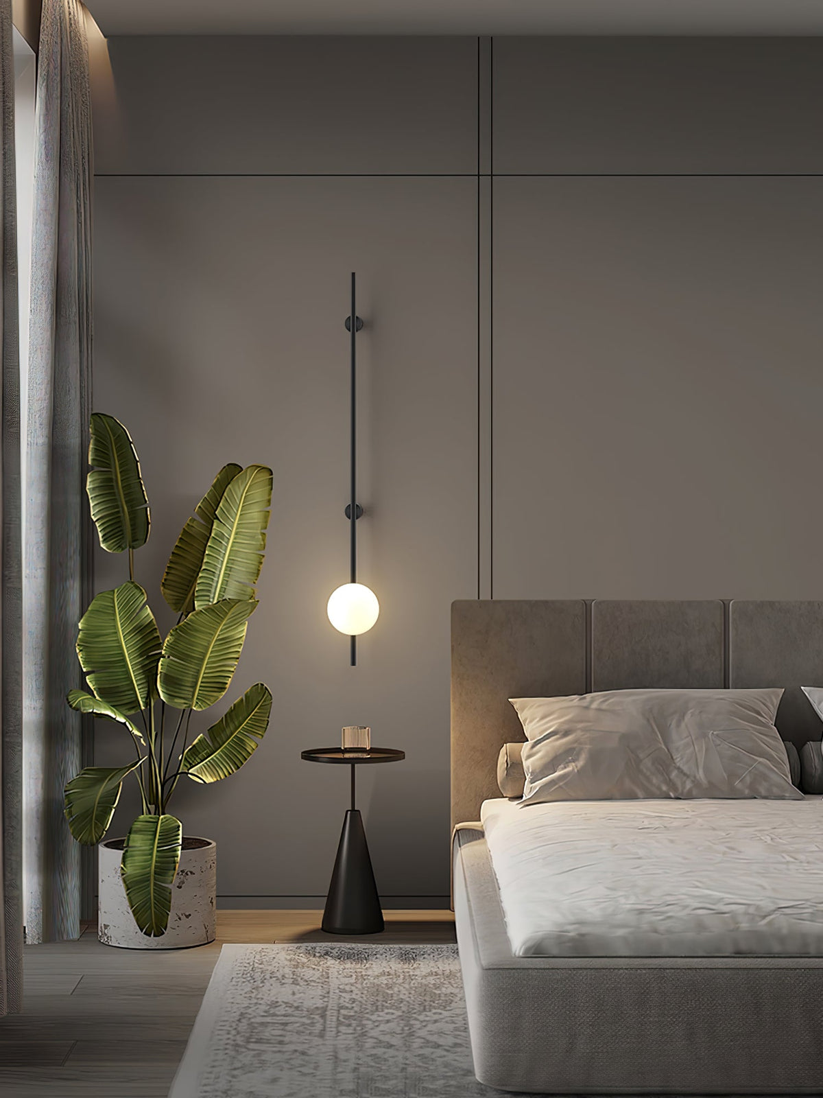 Houseof Plug-In Wall Light - Dia 15cm x H 115cm Metal, Plug-In Wall Sconce, detail 19