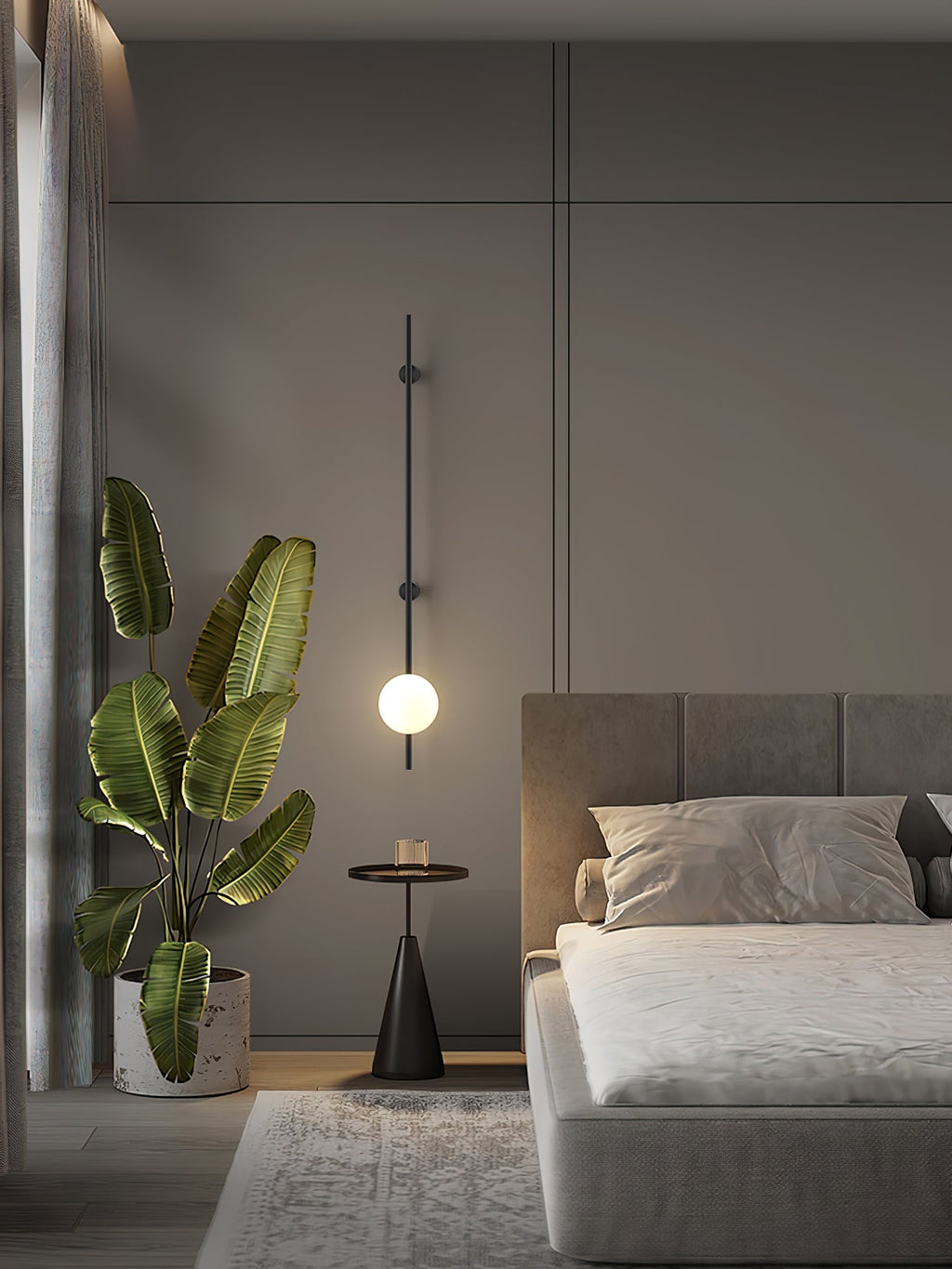 Houseof Plug-In Wall Light - Black Wall Lamp, Plug-In Wall Sconce, detail 23