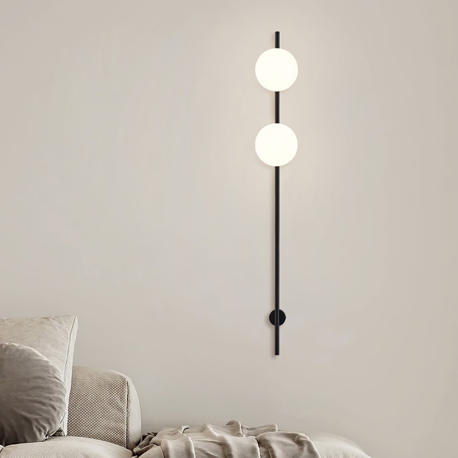 Houseof Plug-In Wall Light - Dia 15cm x H 115cm Metal, Plug-In Wall Sconce, detail 10