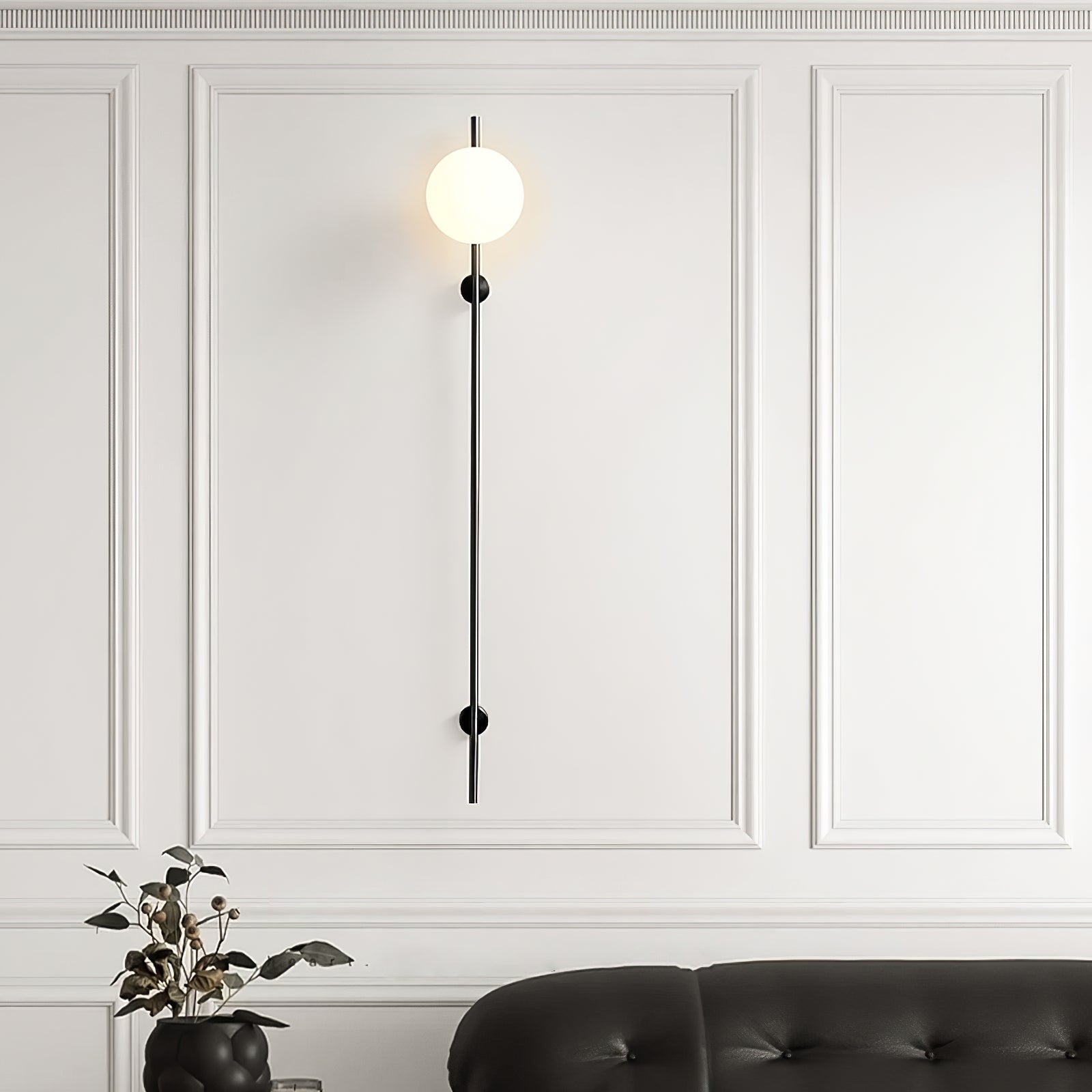 Houseof Plug-In Wall Light - Dia 15cm x H 115cm Metal, Plug-In Wall Sconce, detail 7