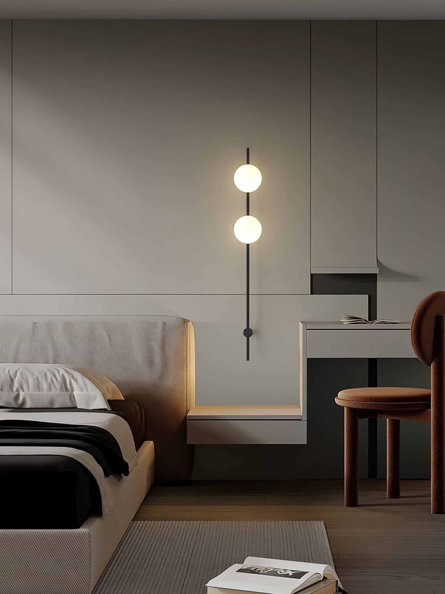 Houseof Plug-In Wall Light - Dia 15cm x H 115cm Metal, Plug-In Wall Sconce, detail 14