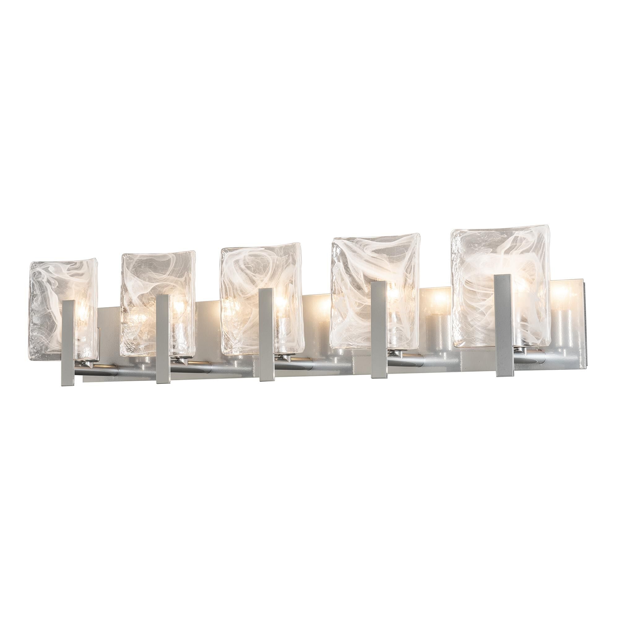 Arc 37 Inch 5 Light Bath Vanity Fixture, Bathroom Vanity Light, detail 3