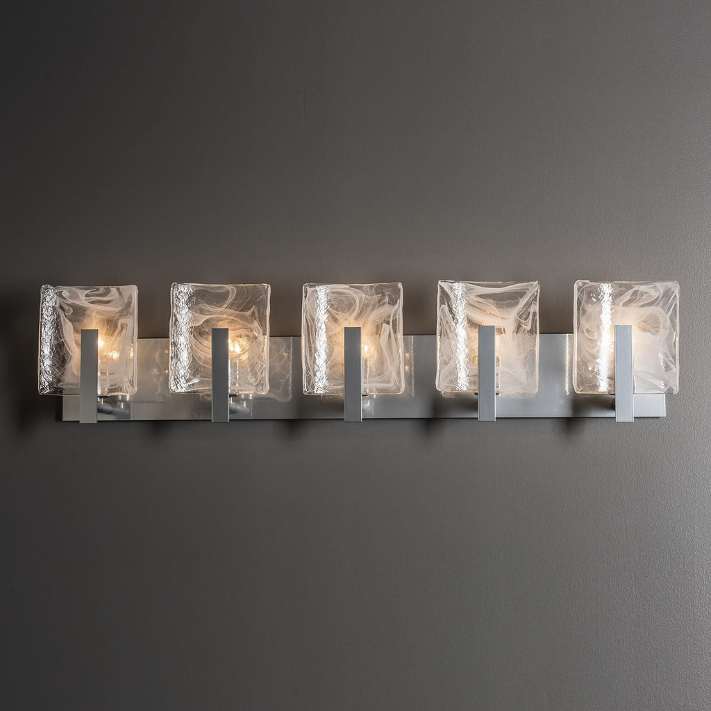 Arc 37 Inch 5 Light Bath Vanity Fixture, Bathroom Vanity Light, detail 6