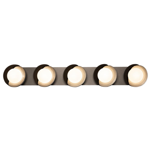 Brooklyn 38 Inch 5 Light Bath Vanity Fixture, Bathroom Vanity Light, detail 2