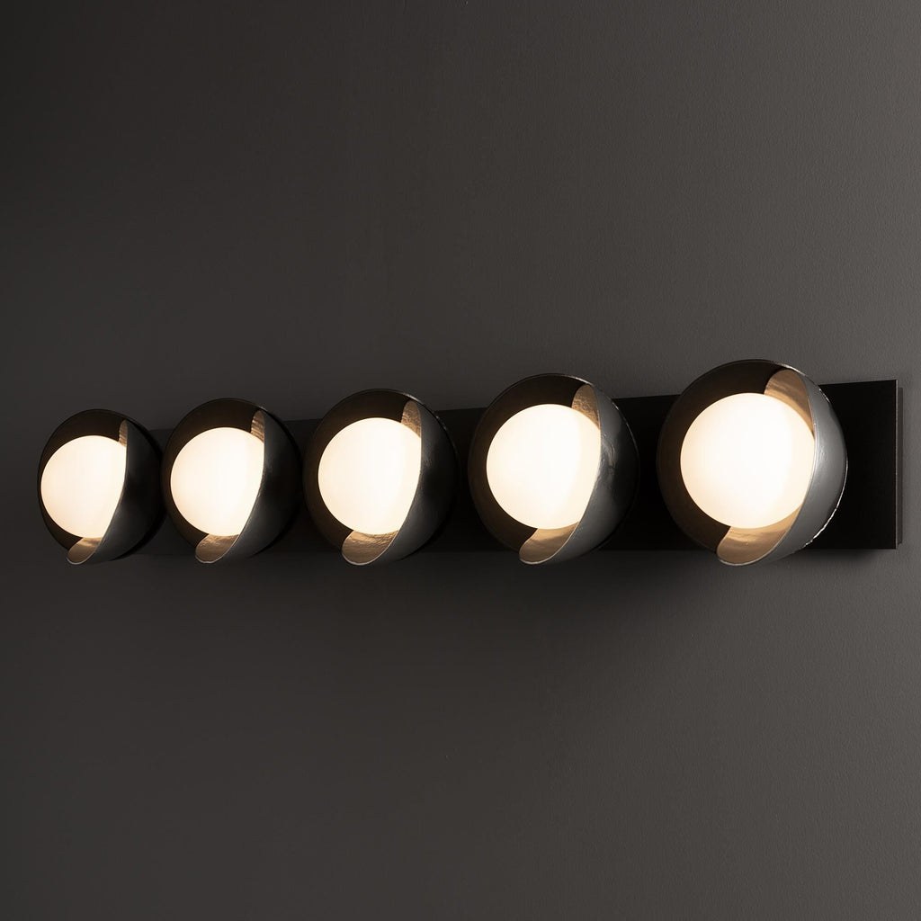 Brooklyn 38 Inch 5 Light Bath Vanity Fixture, Bathroom Vanity Light, detail 7