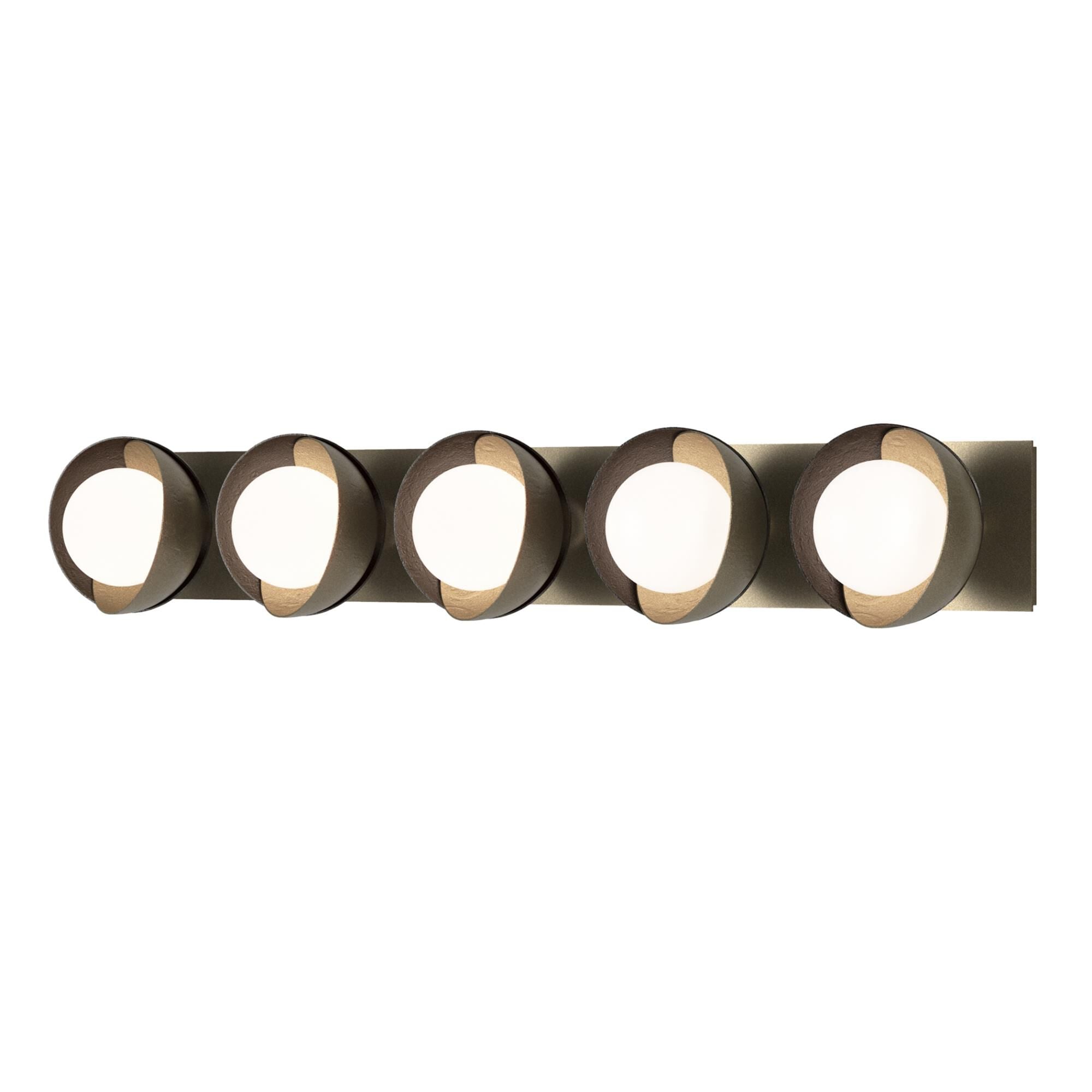 Brooklyn 38 Inch 5 Light Bath Vanity Fixture, Bathroom Vanity Light, detail 14
