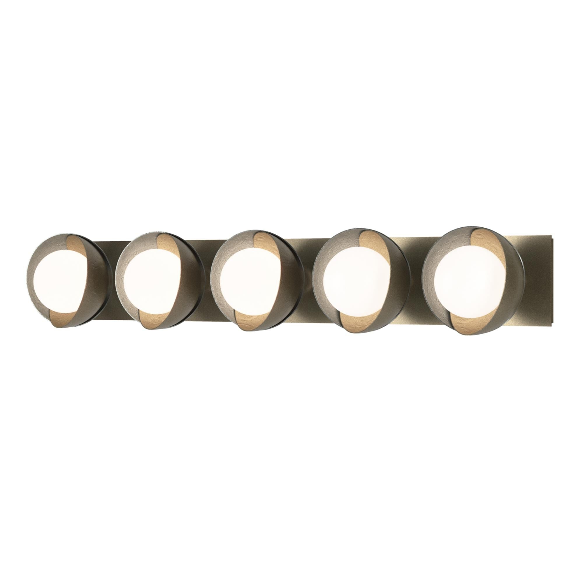 Brooklyn 38 Inch 5 Light Bath Vanity Fixture, Bathroom Vanity Light, detail 10