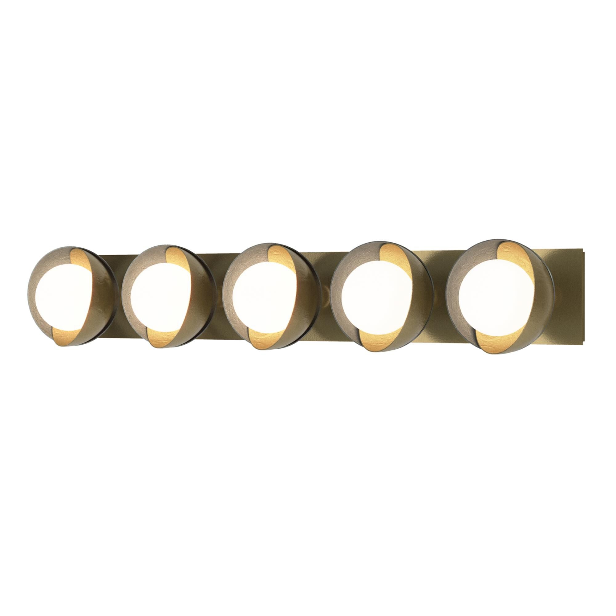 Brooklyn 38 Inch 5 Light Bath Vanity Fixture, Bathroom Vanity Light, detail 11