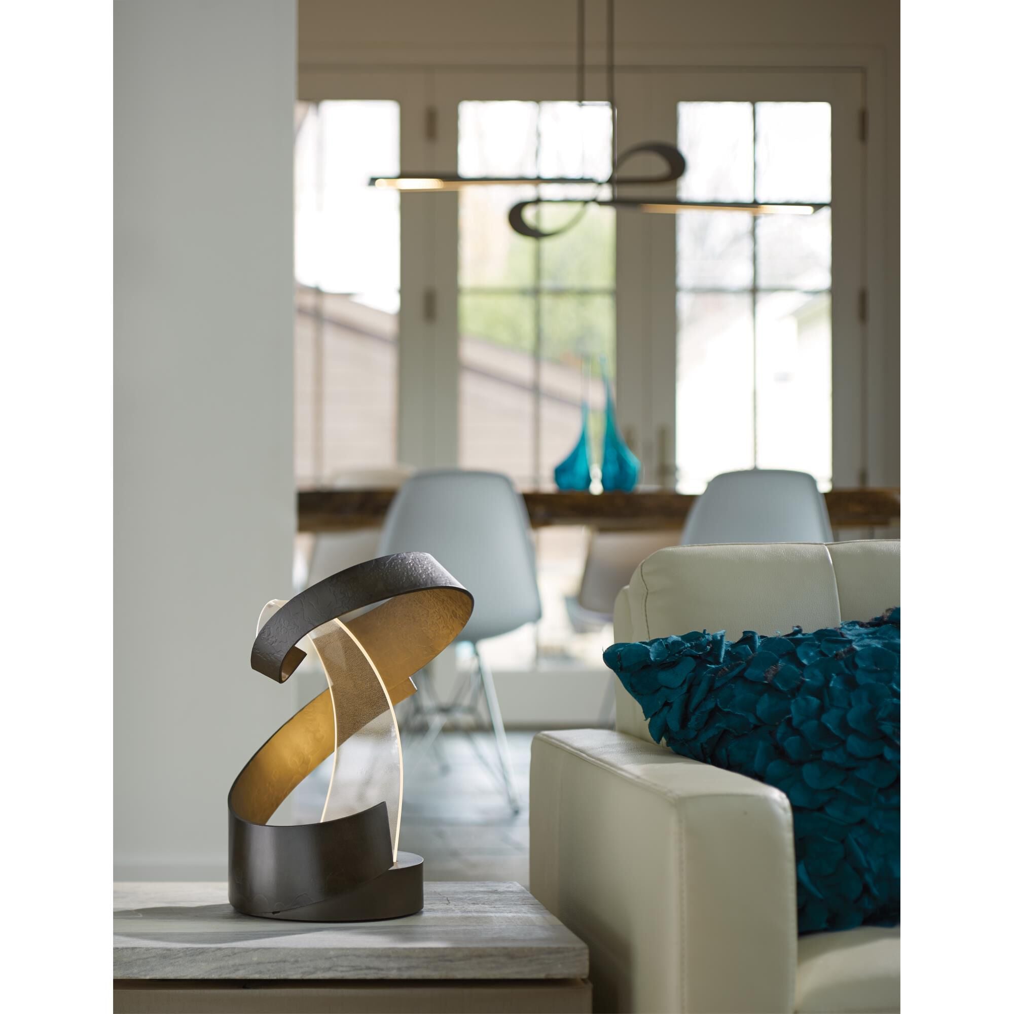 Curated Encounter 15 Inch Accent Lamp, Bedside Table Lamp, detail 6